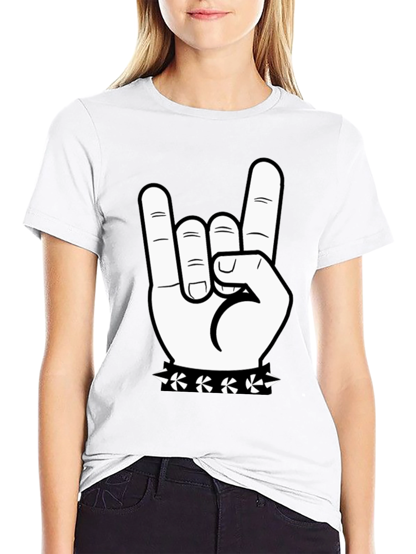 Rock On T-Shirt - Hand Graphic Tee