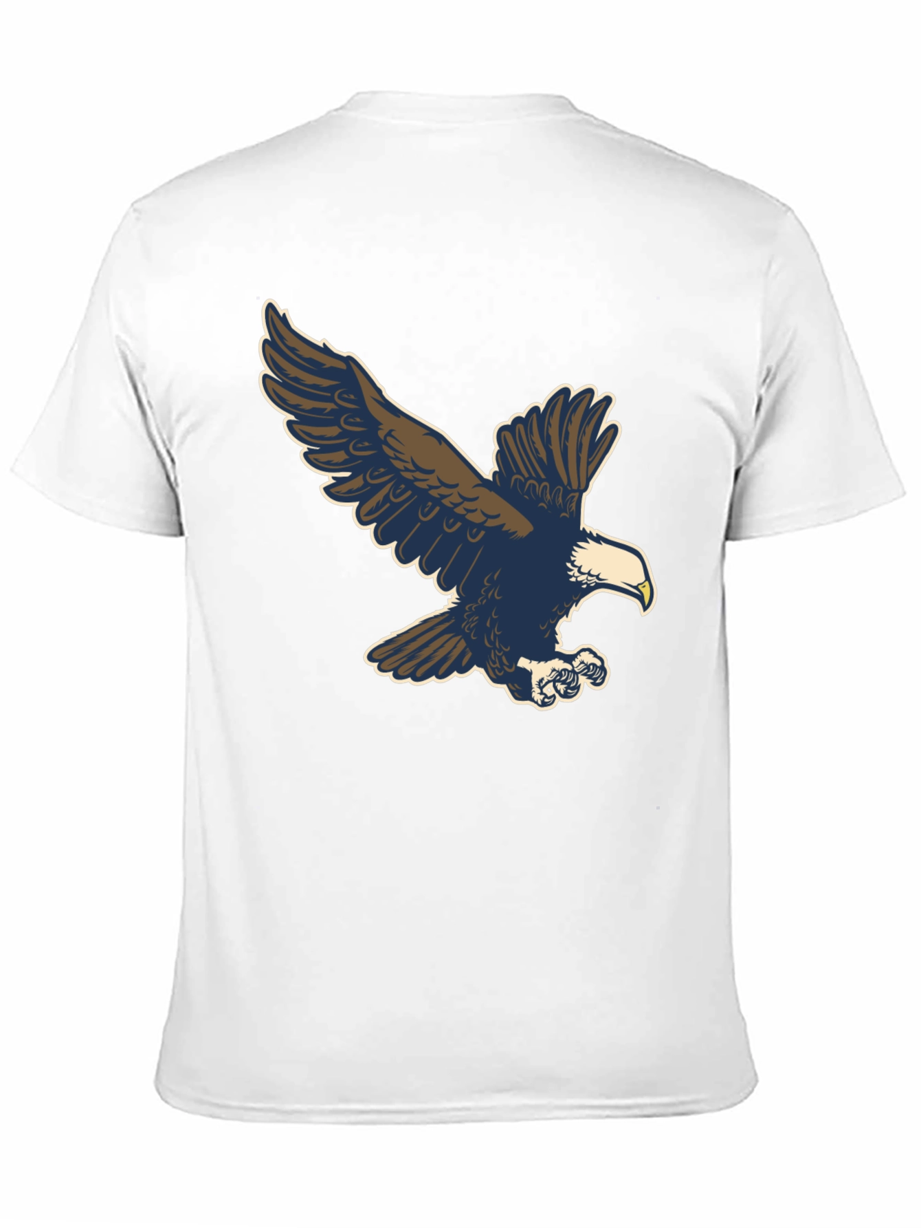 Eagle Graphic Tee - Classic Black Cotton Blend
