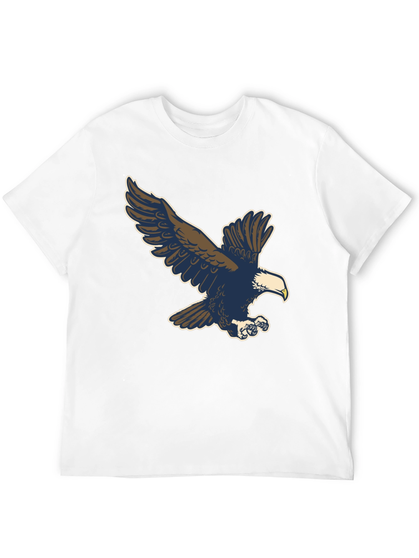 Eagle Graphic Tee - Classic Black Cotton Blend