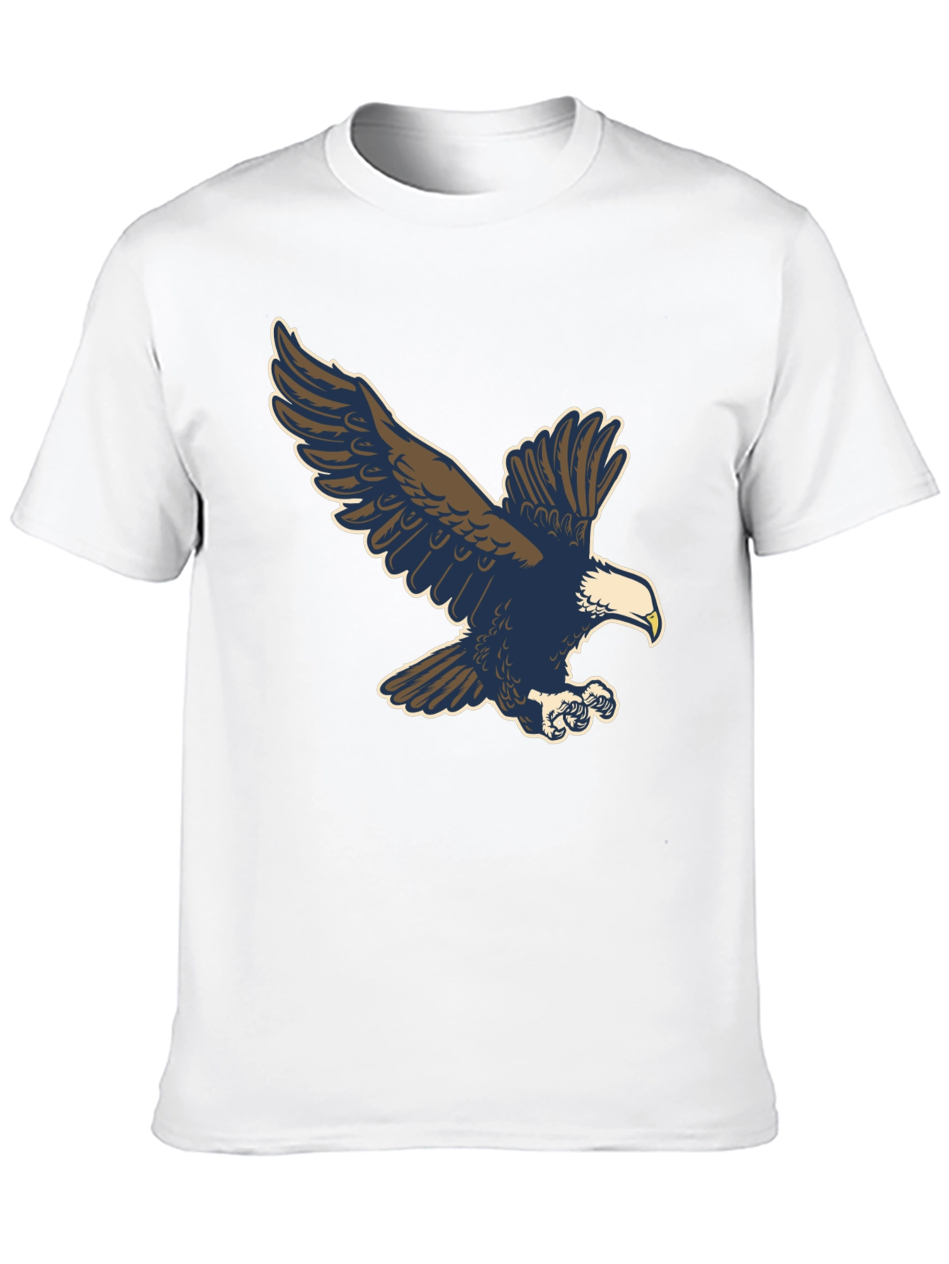 Eagle Graphic Tee - Classic Black Cotton Blend