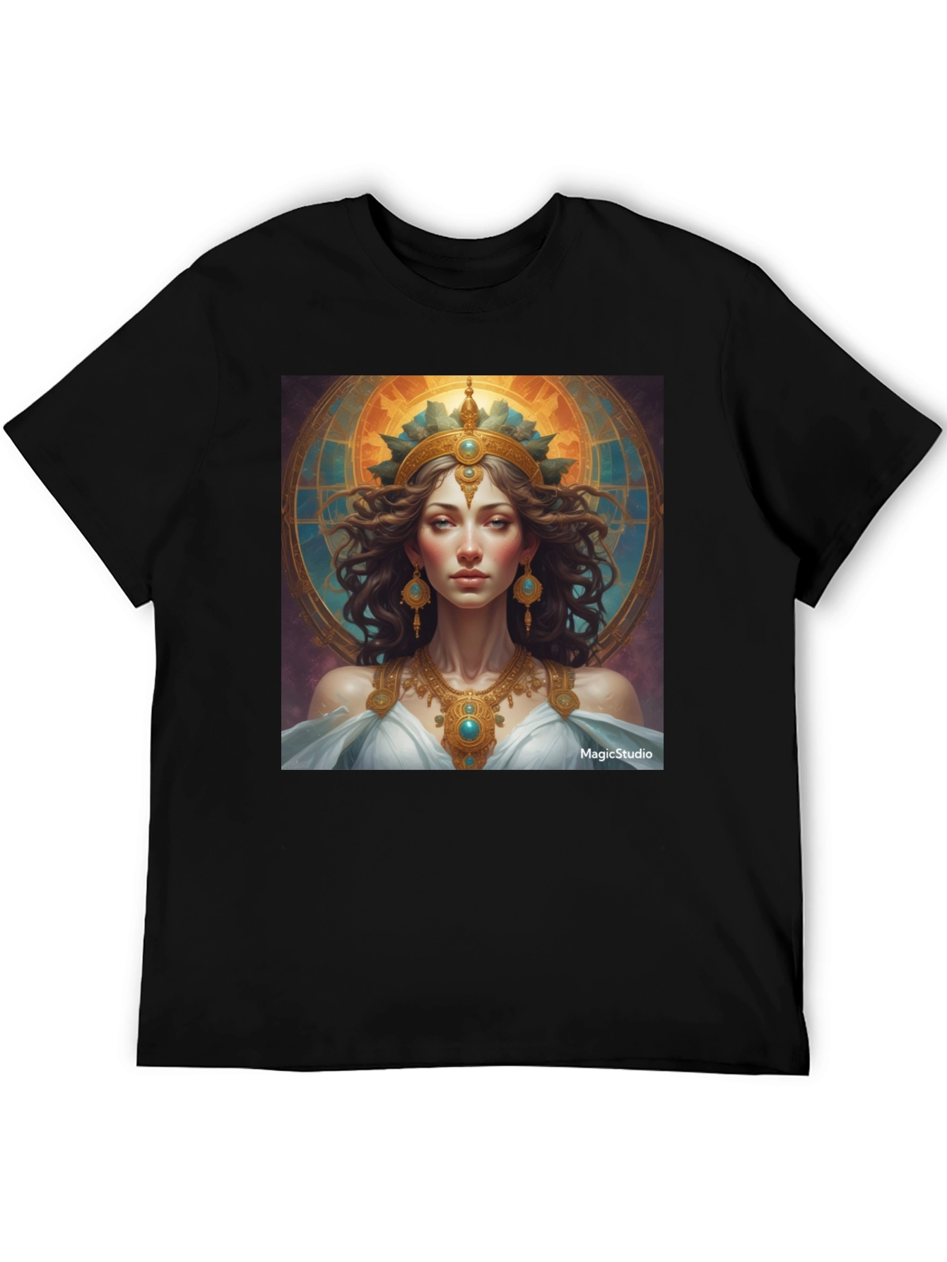 Goddess Graphic Tee - Artistic Premium Cotton Shirt
