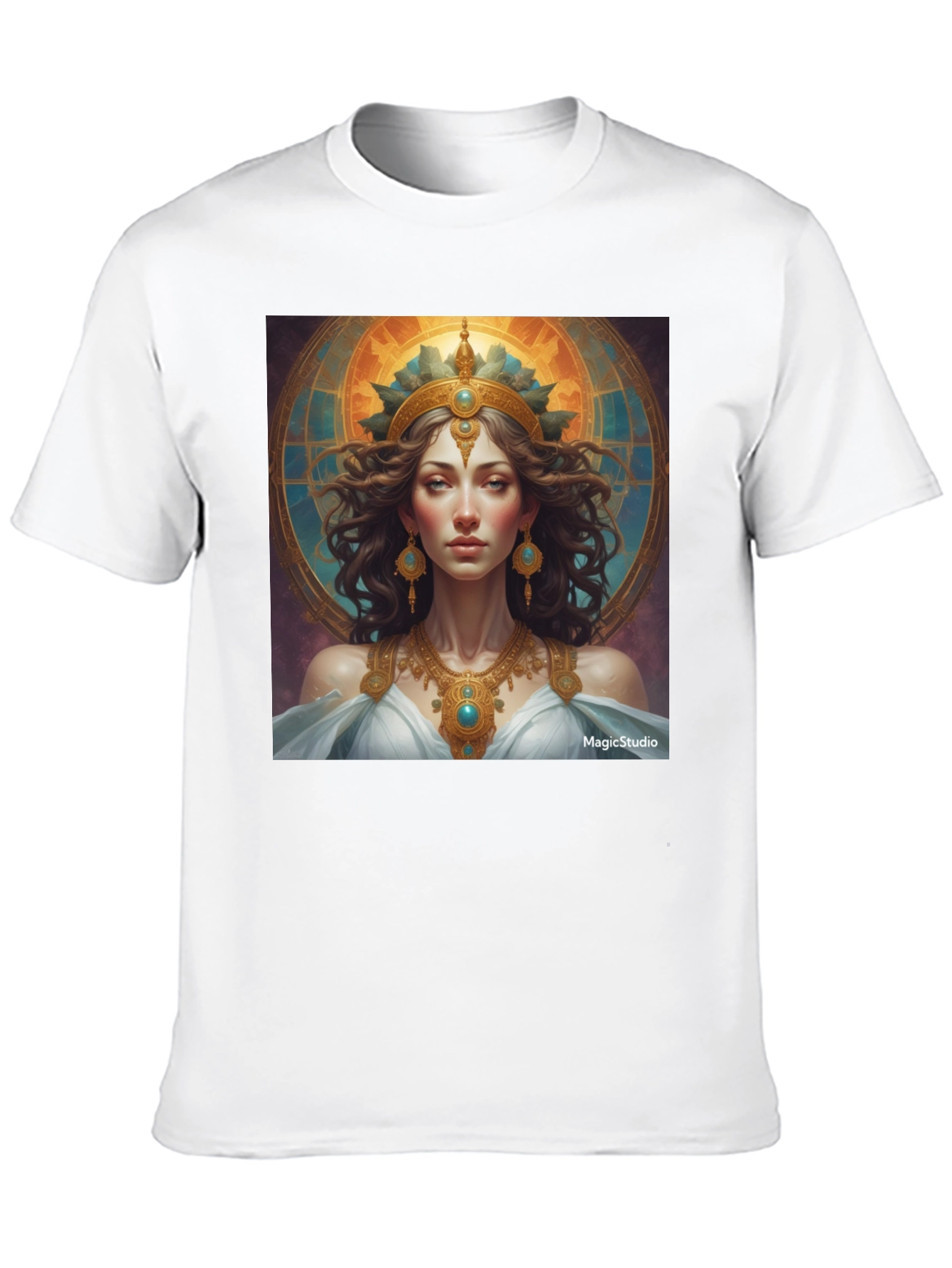 Goddess Graphic Tee - Artistic Premium Cotton Shirt