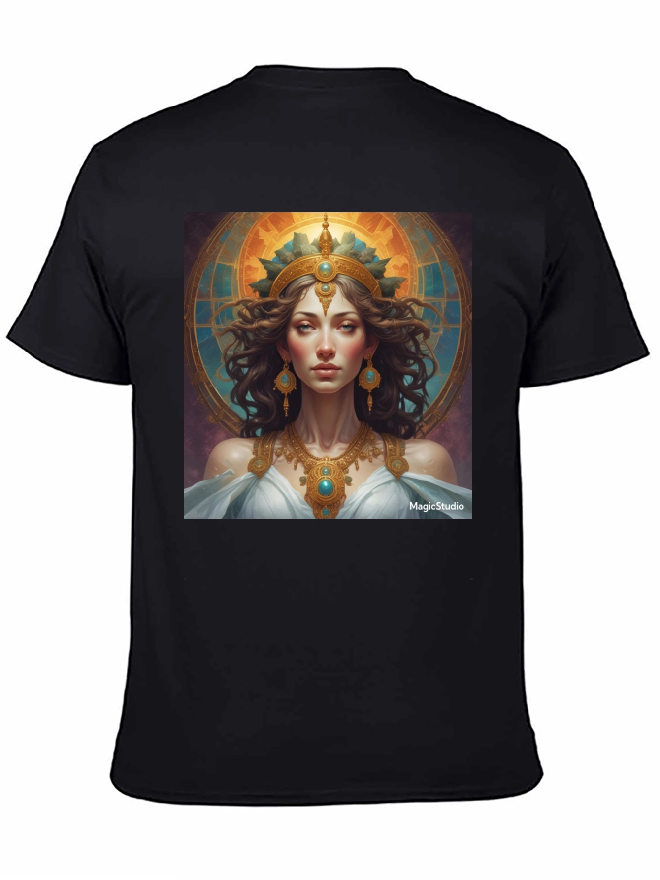 Goddess Graphic Tee - Artistic Premium Cotton Shirt