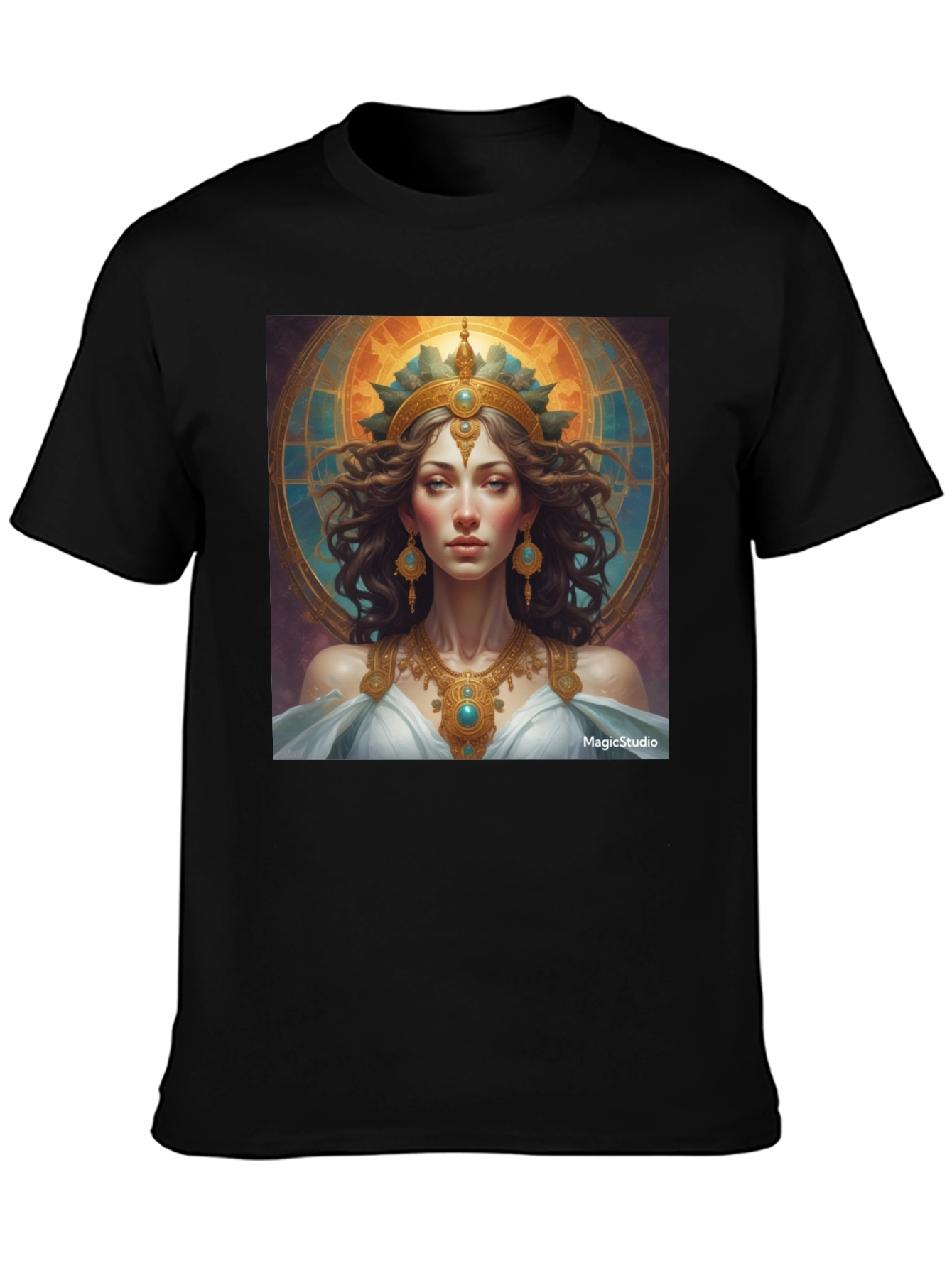 Goddess Graphic Tee - Artistic Premium Cotton Shirt