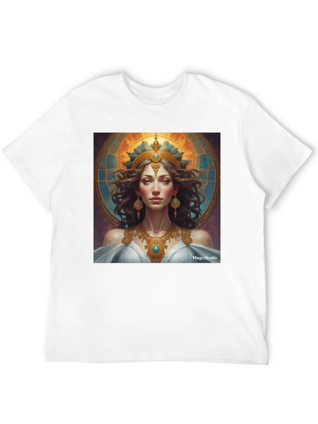 Goddess Graphic Tee - Artistic Premium Cotton Shirt