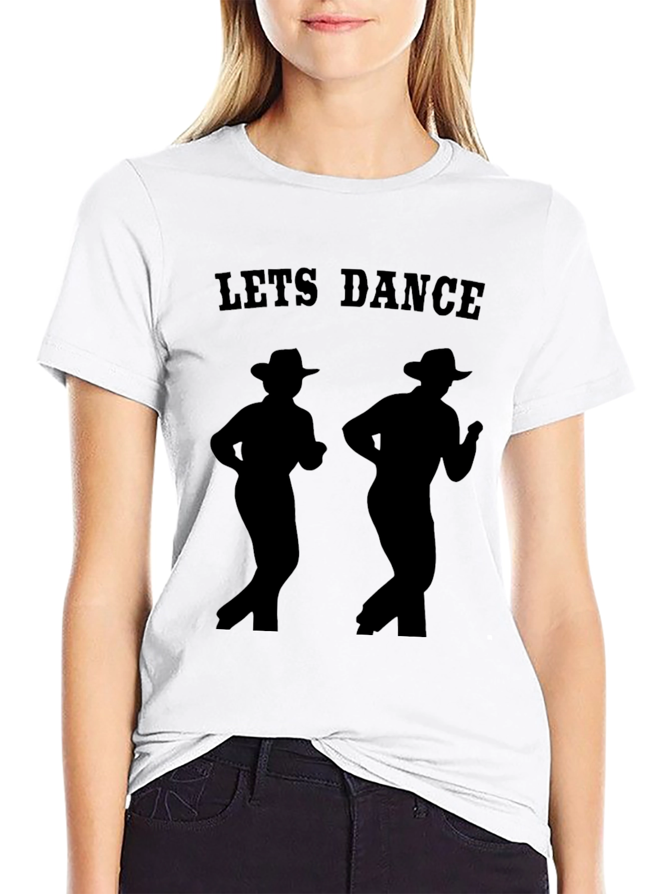 Lets Dance Cowboy Silhouette T-Shirt