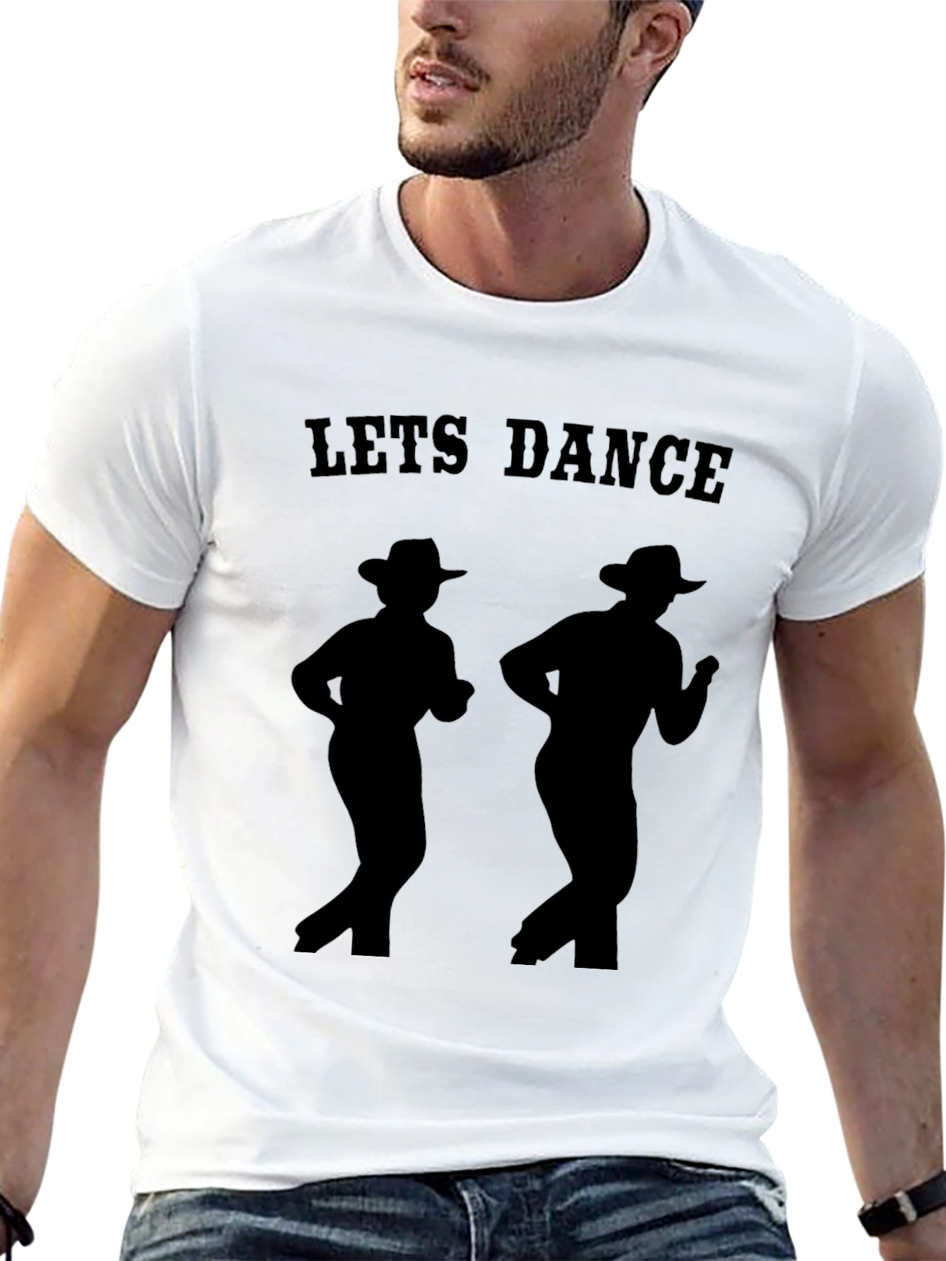 Lets Dance Cowboy Silhouette T-Shirt