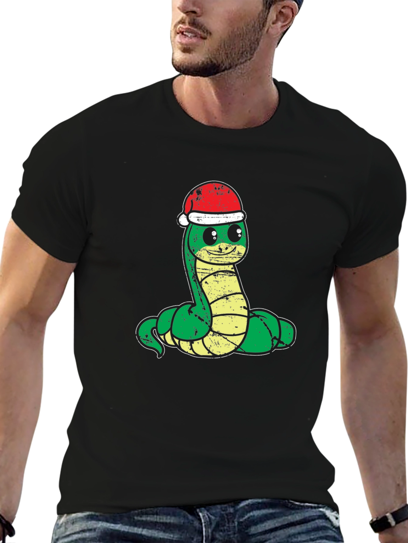 Festive Snake Graphic Tee