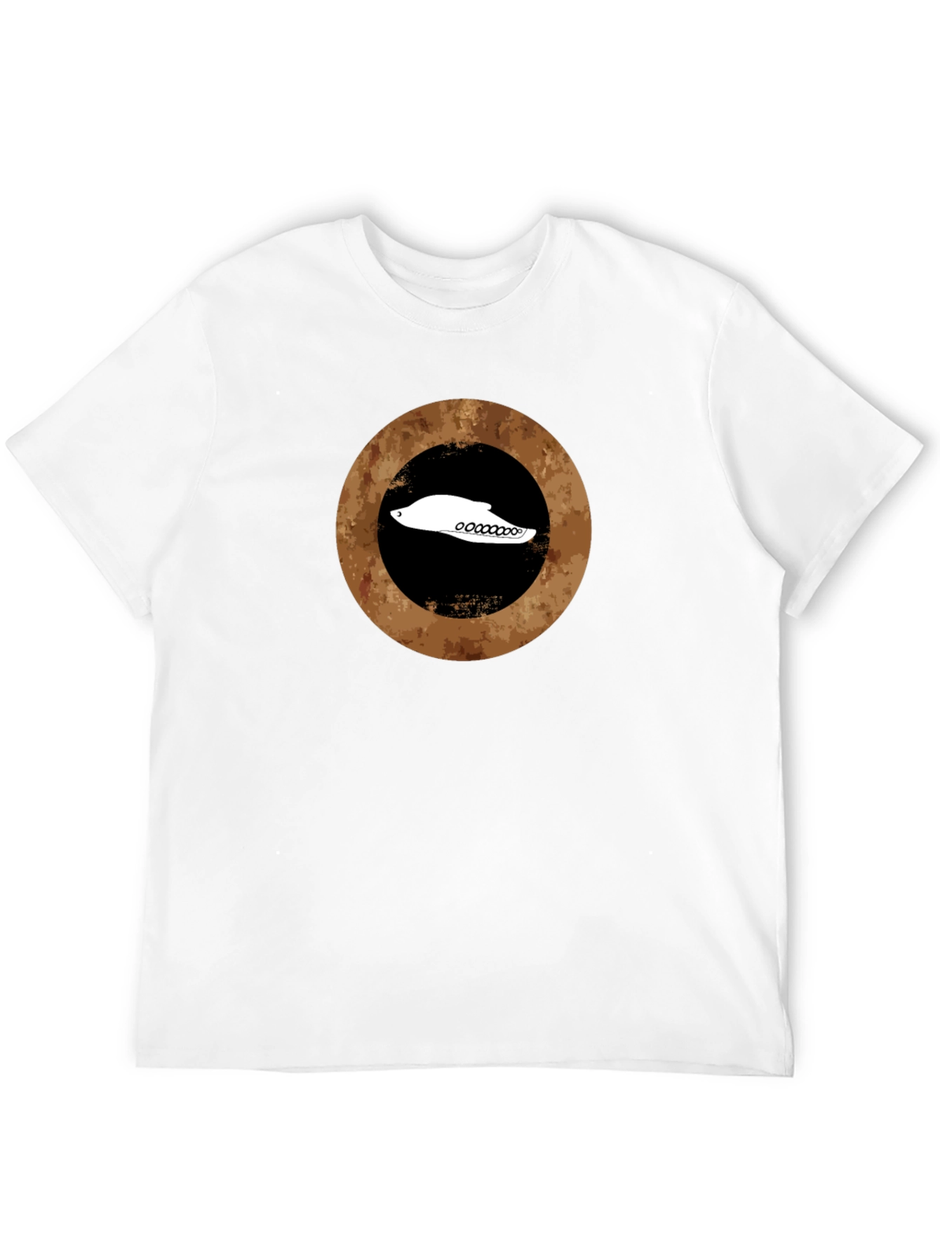 Retro Circle Black T-Shirt