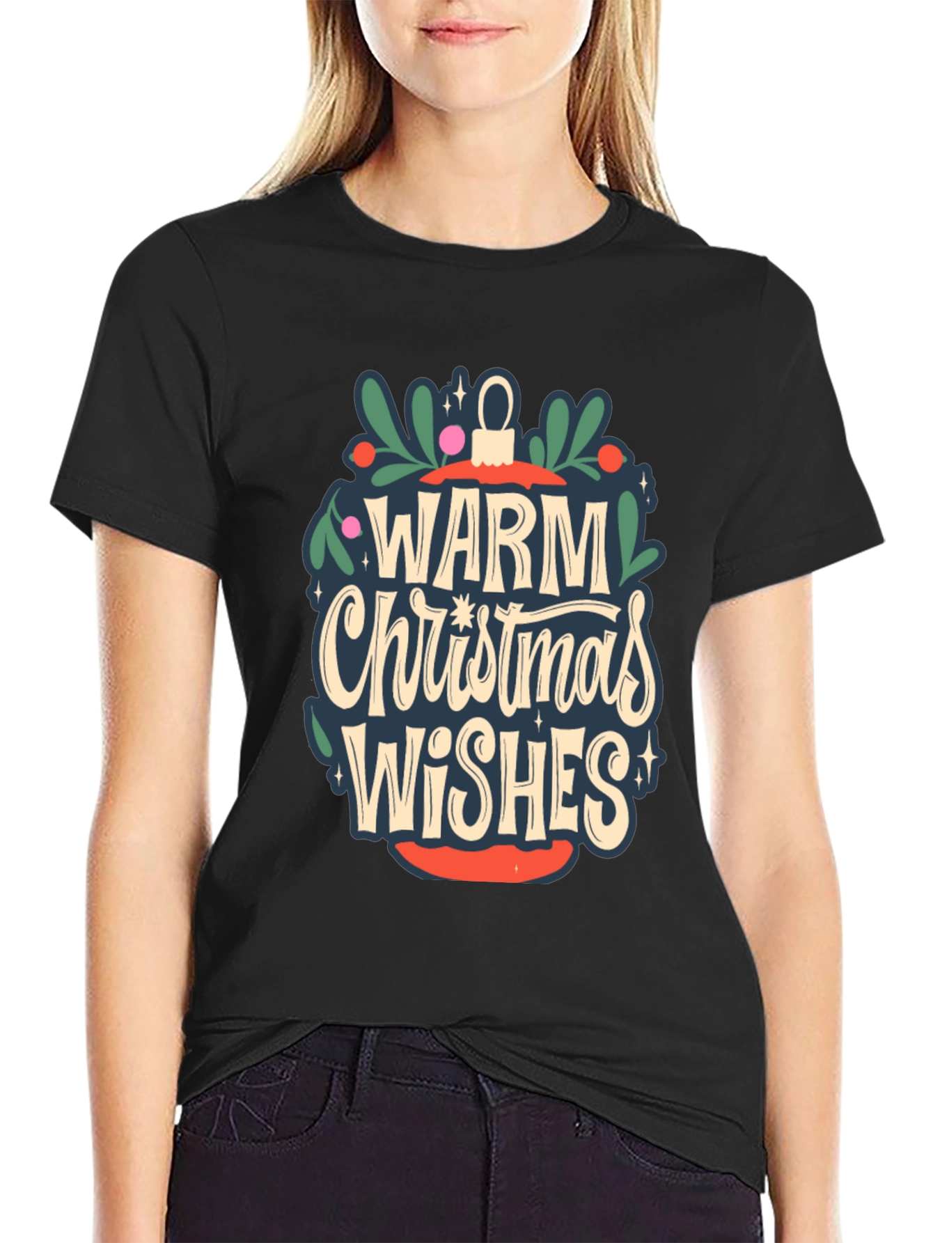 Warm Christmas Wishes Graphic Tee