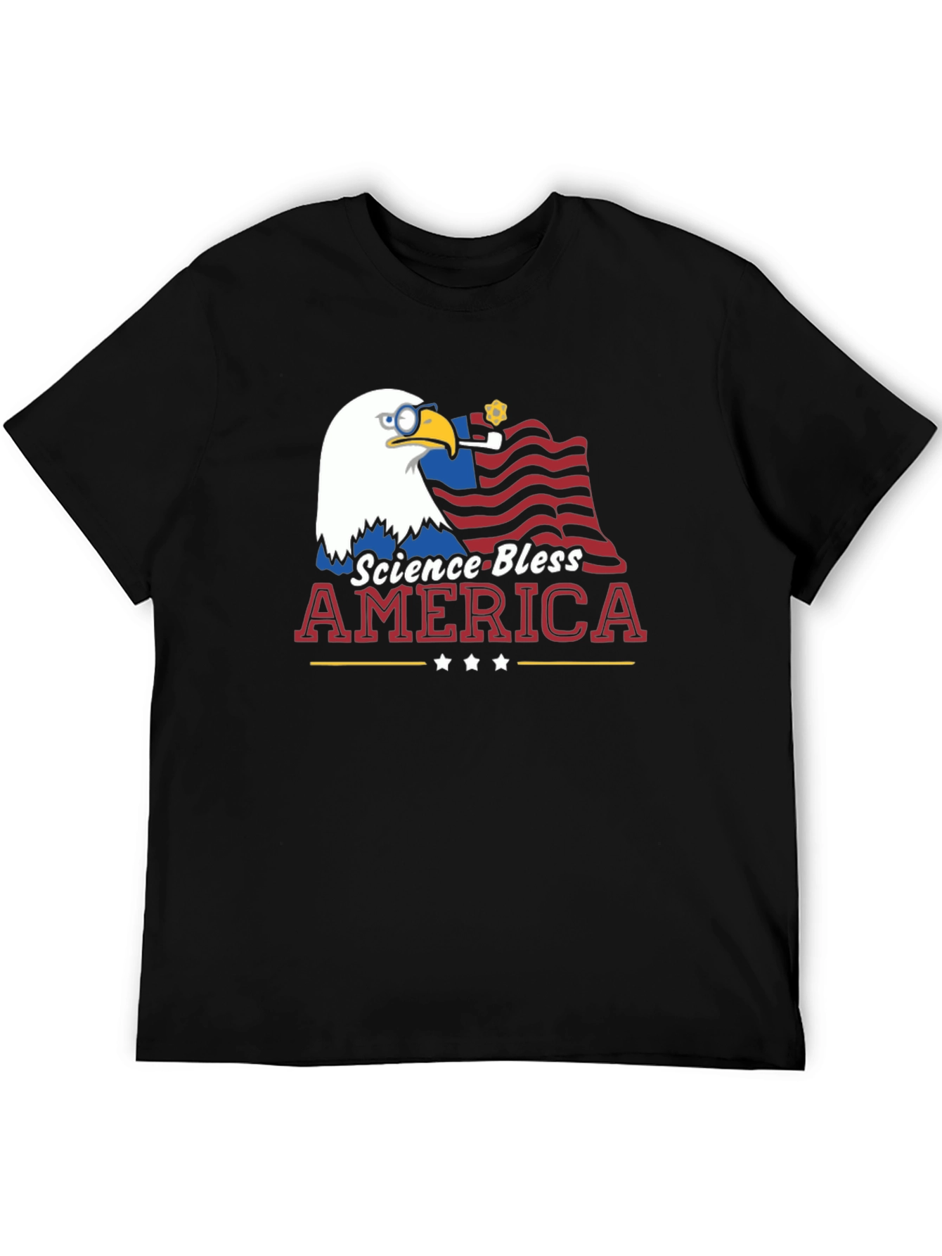 Science Bless America Graphic T-Shirt