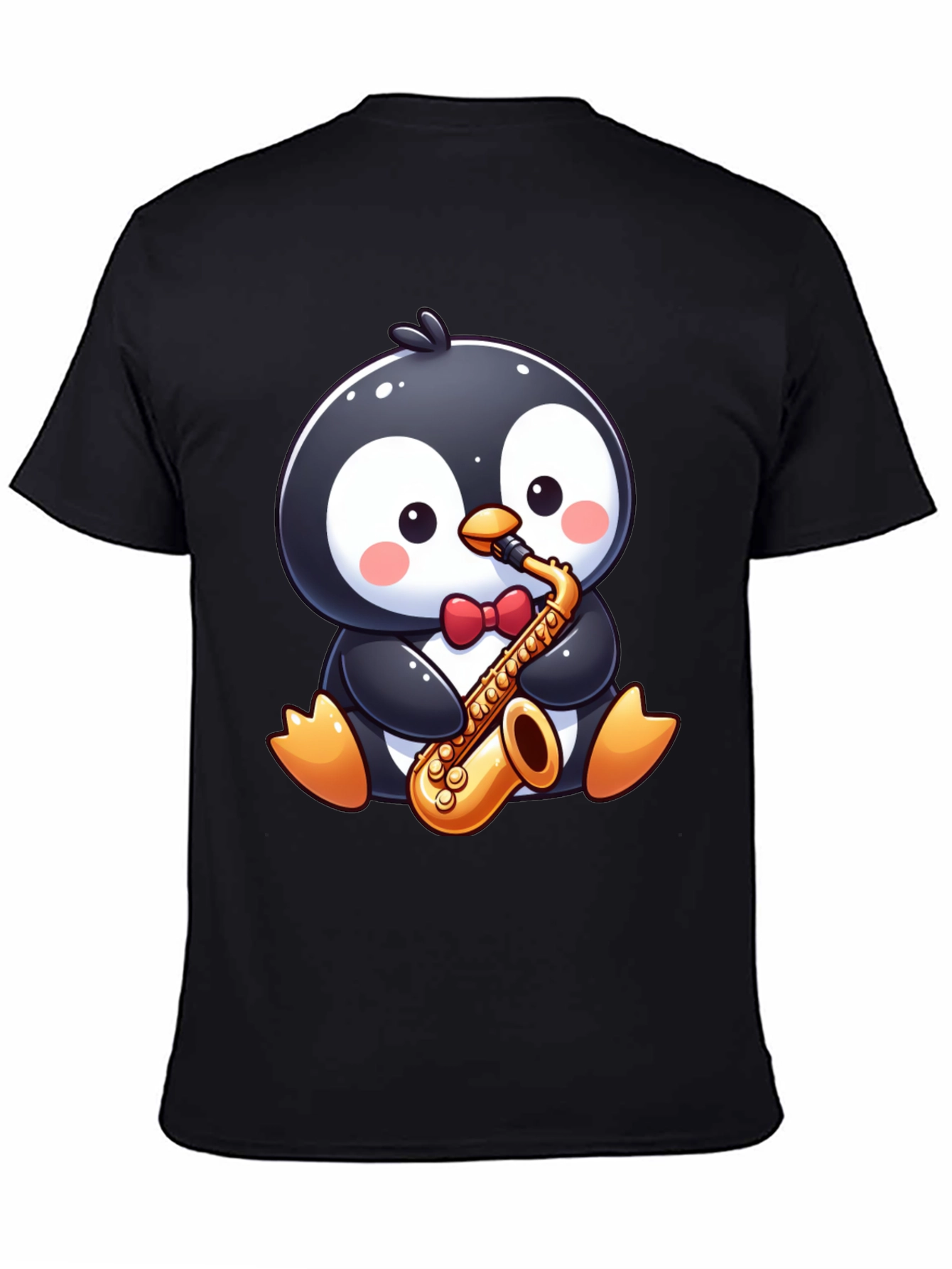 Penguin Sax Player T-Shirt