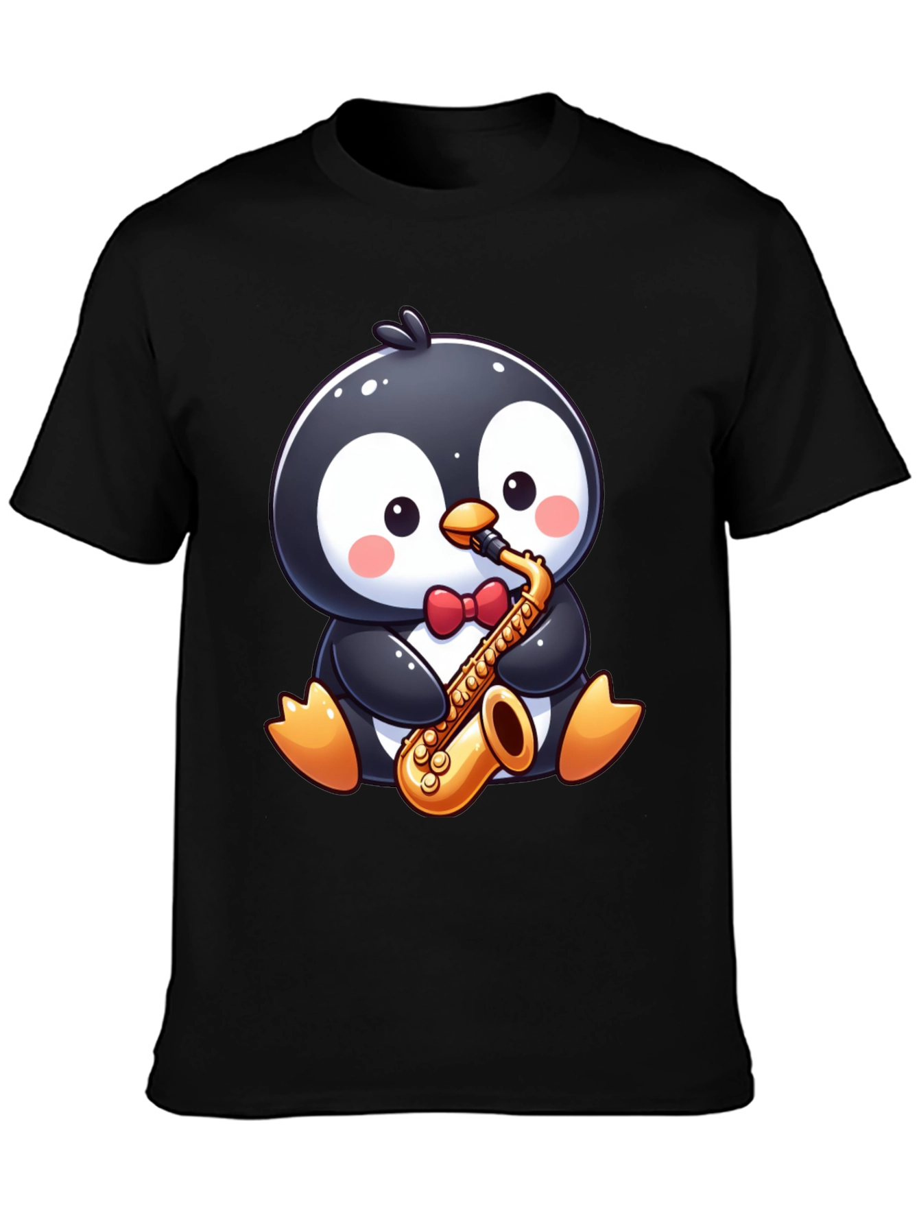 Penguin Sax Player T-Shirt