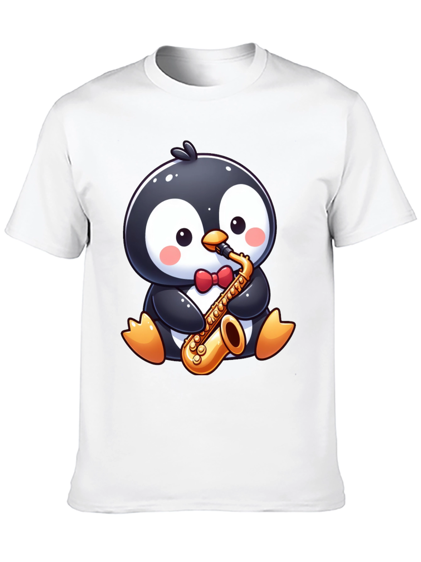 Penguin Sax Player T-Shirt