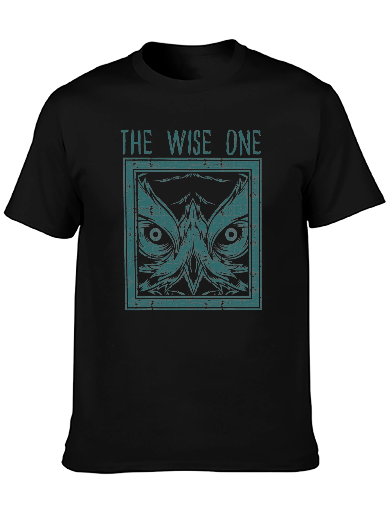 The Wise One Owl Graphic Print T-Shirt
