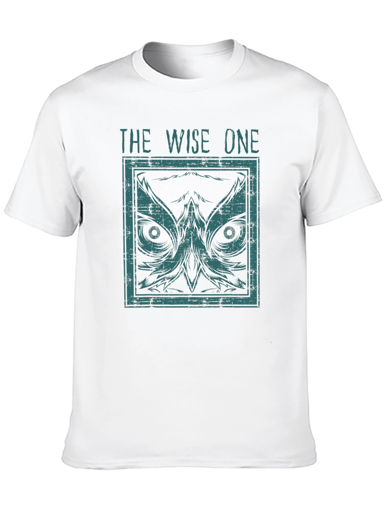 The Wise One Owl Graphic Print T-Shirt