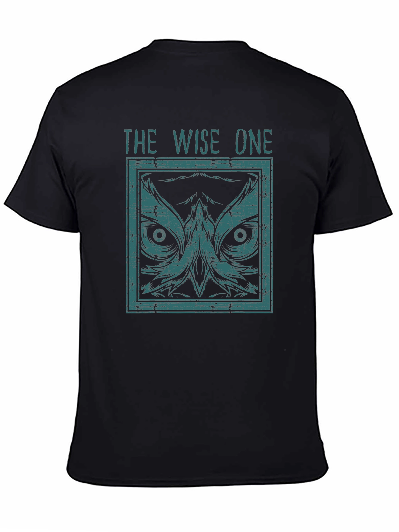 The Wise One Owl Graphic Print T-Shirt