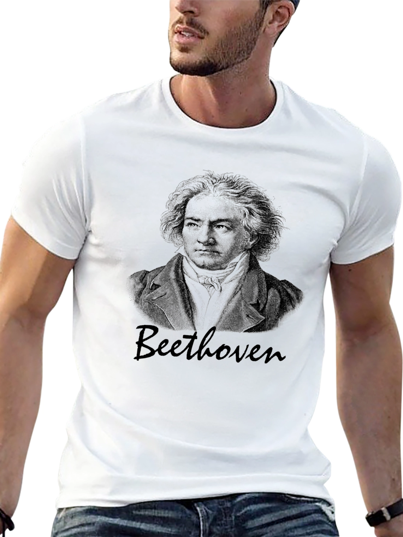 Beethoven Graphic Tee - Music Lover Shirt