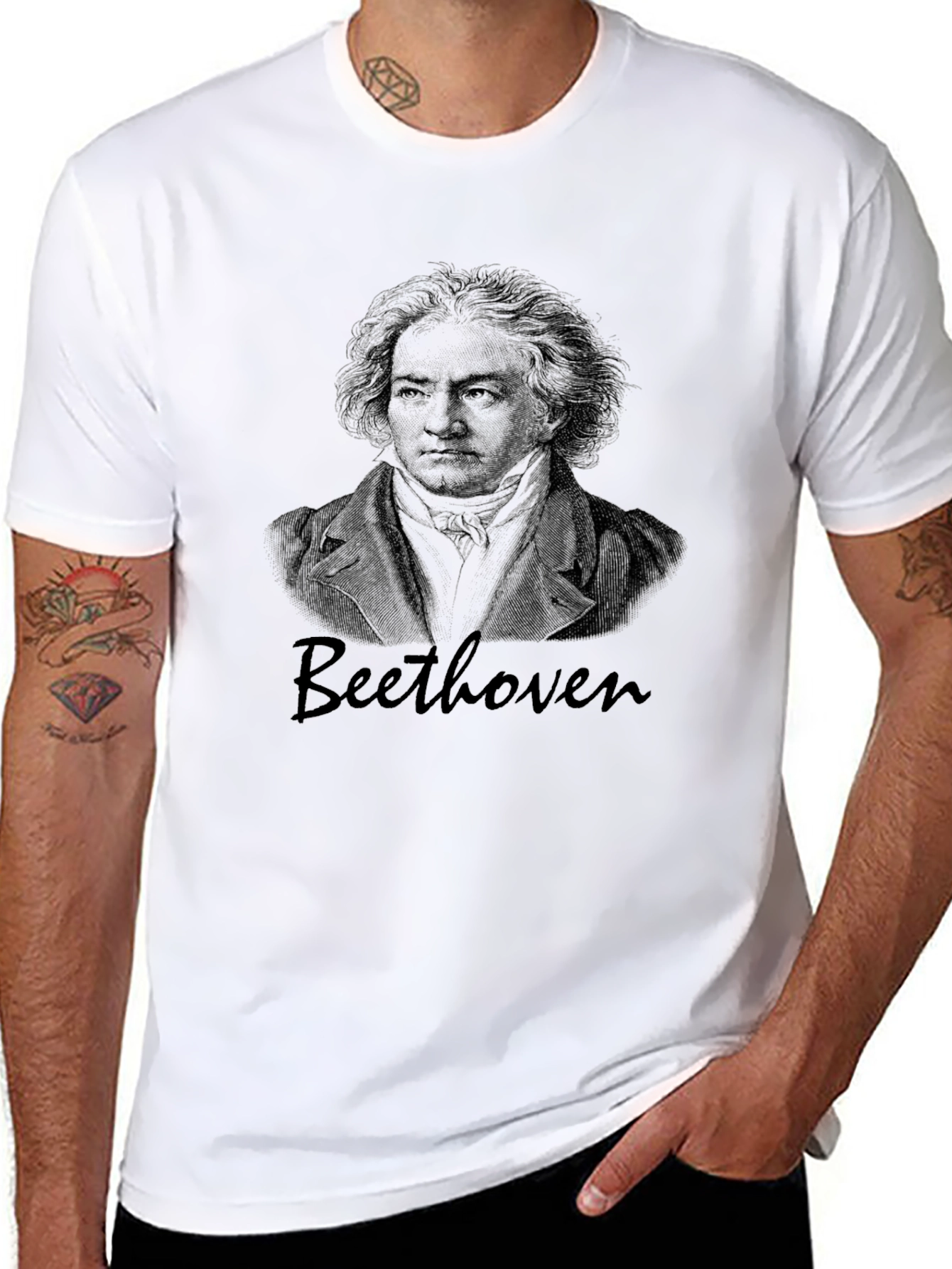 Beethoven Graphic Tee - Music Lover Shirt