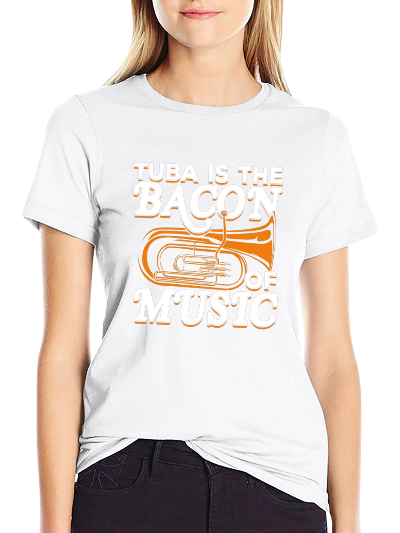 Tuba Is The Bacon of Music Funny Musician T-Shirt