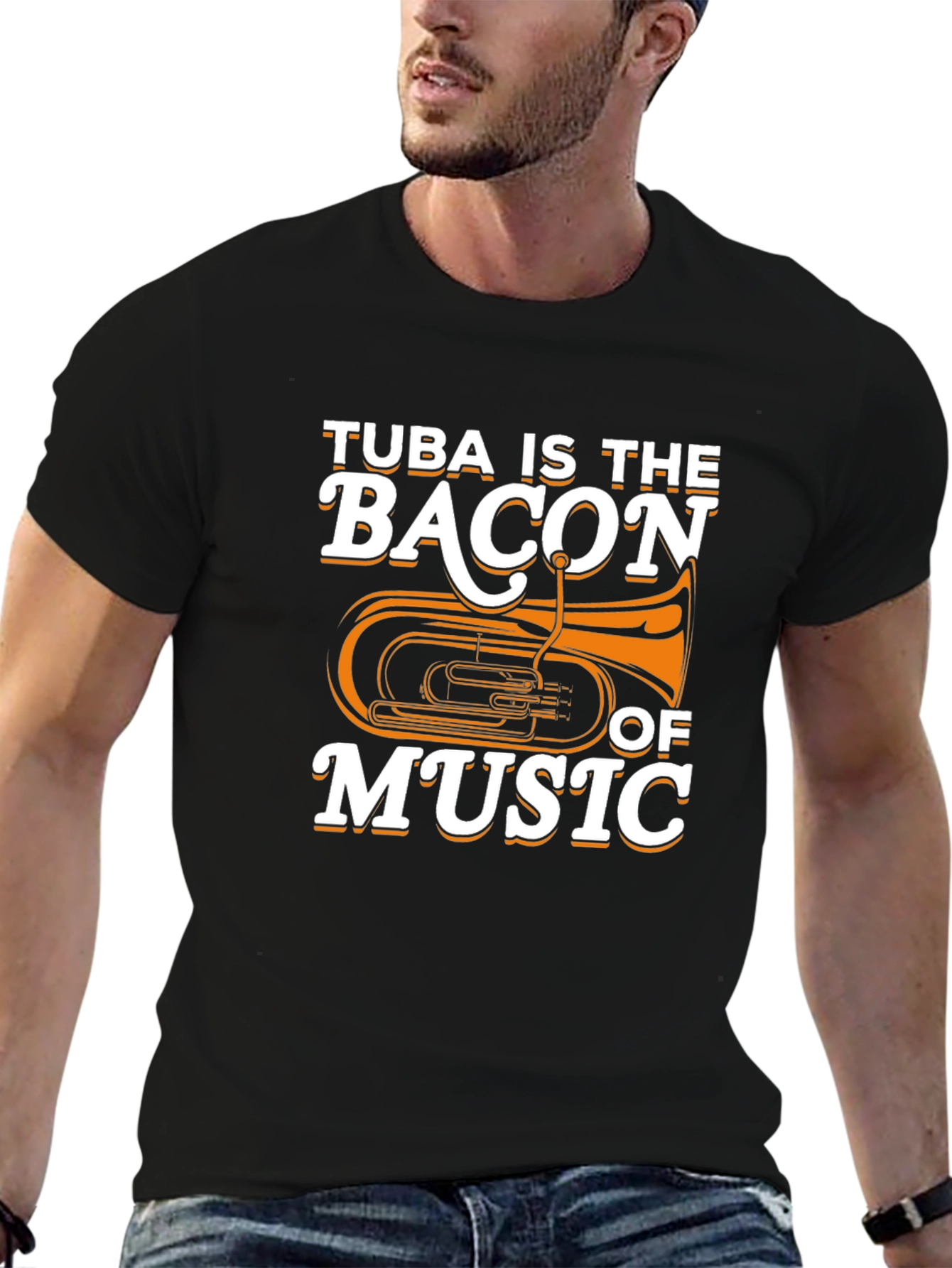 Tuba Is The Bacon of Music Funny Musician T-Shirt