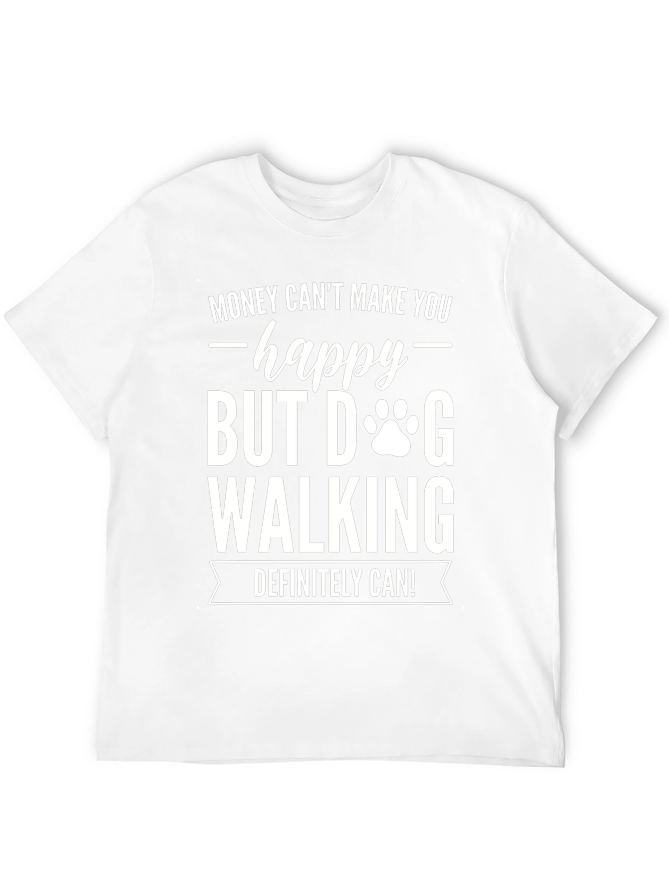 Dog Walking Happy T-Shirt