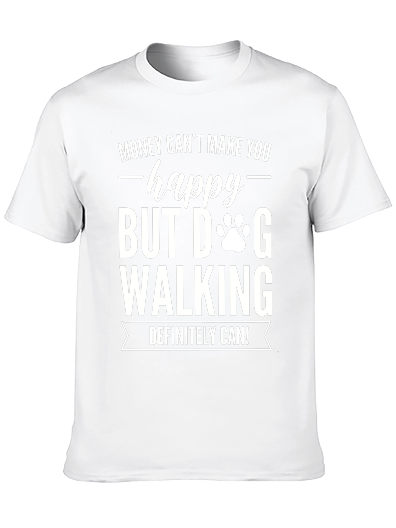 Dog Walking Happy T-Shirt