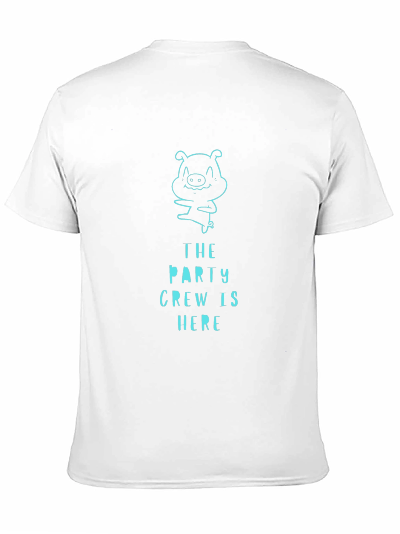 Party Crew Pig Graphic Tee - Black T-Shirt