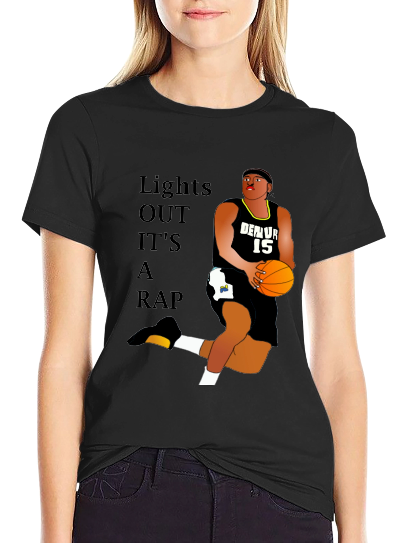 Lights Out Its a Rap Graphic T-Shirt