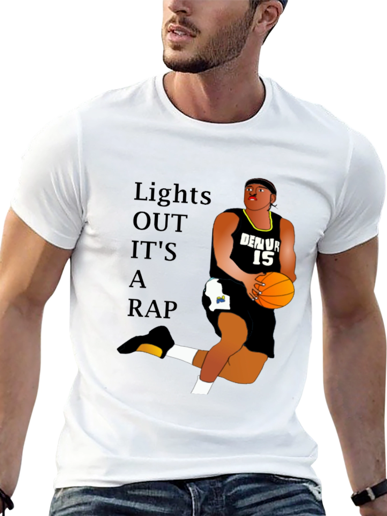 Lights Out Its a Rap Graphic T-Shirt