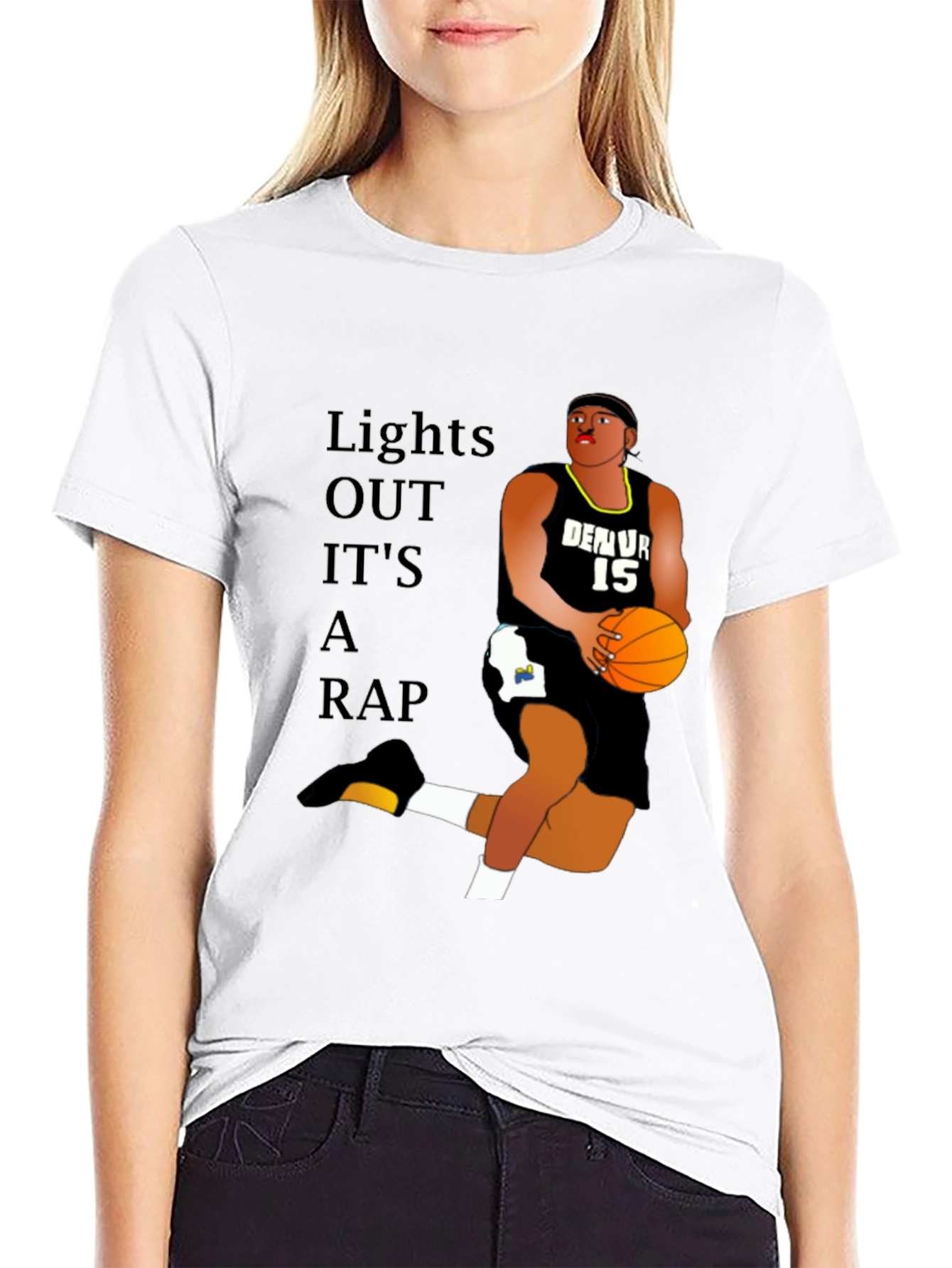 Lights Out Its a Rap Graphic T-Shirt