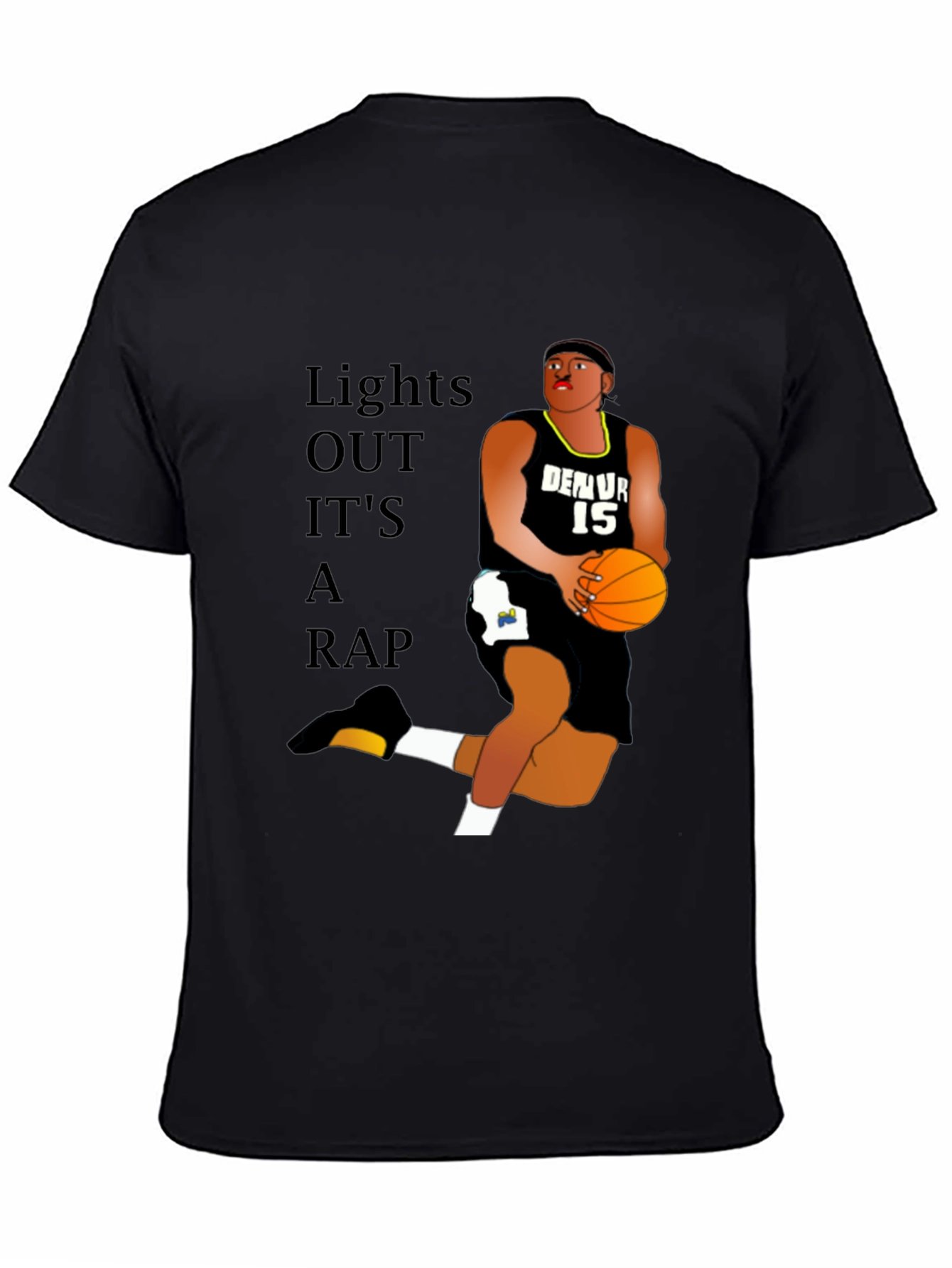 Lights Out Its a Rap Graphic T-Shirt