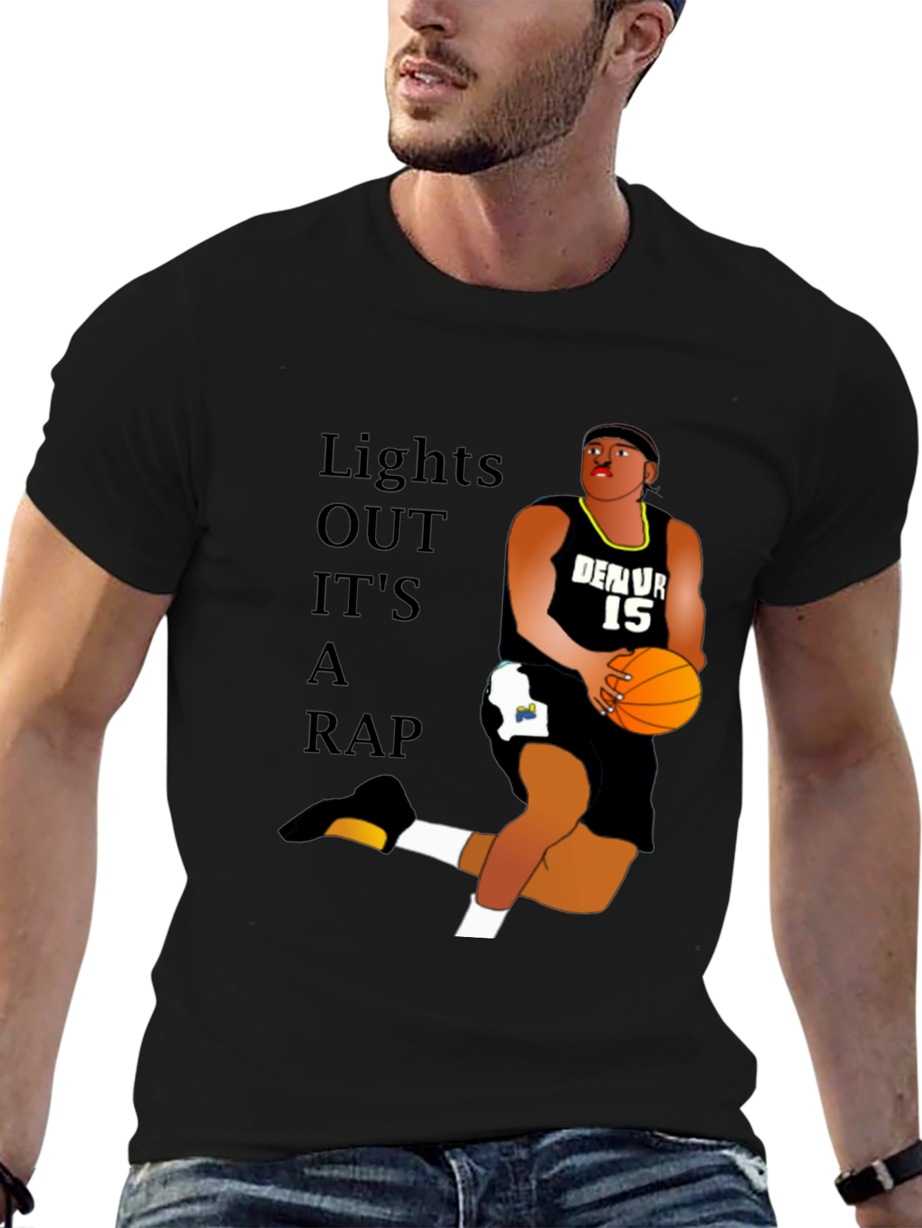 Lights Out Its a Rap Graphic T-Shirt