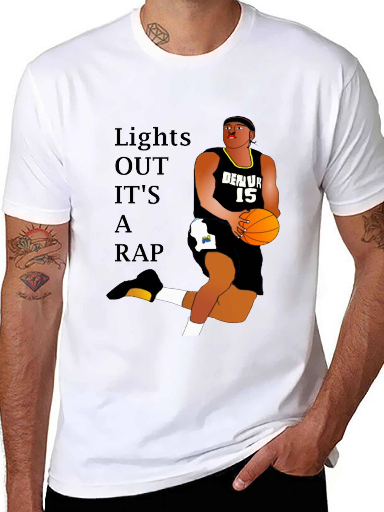 Lights Out Its a Rap Graphic T-Shirt
