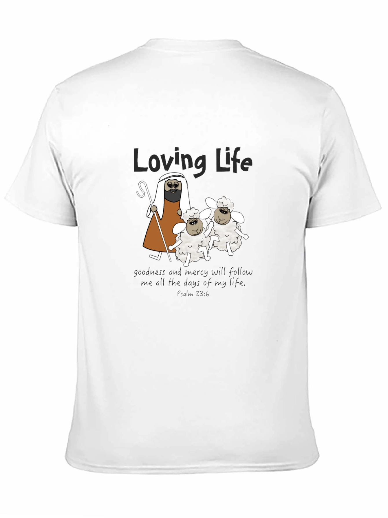 Loving Life Sheep Graphic T-Shirt