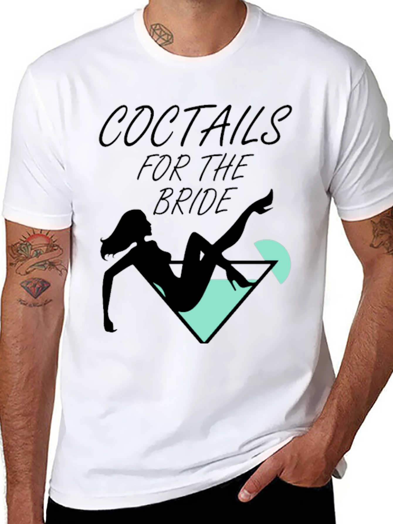 Cocktails for the Bride Graphic Tee