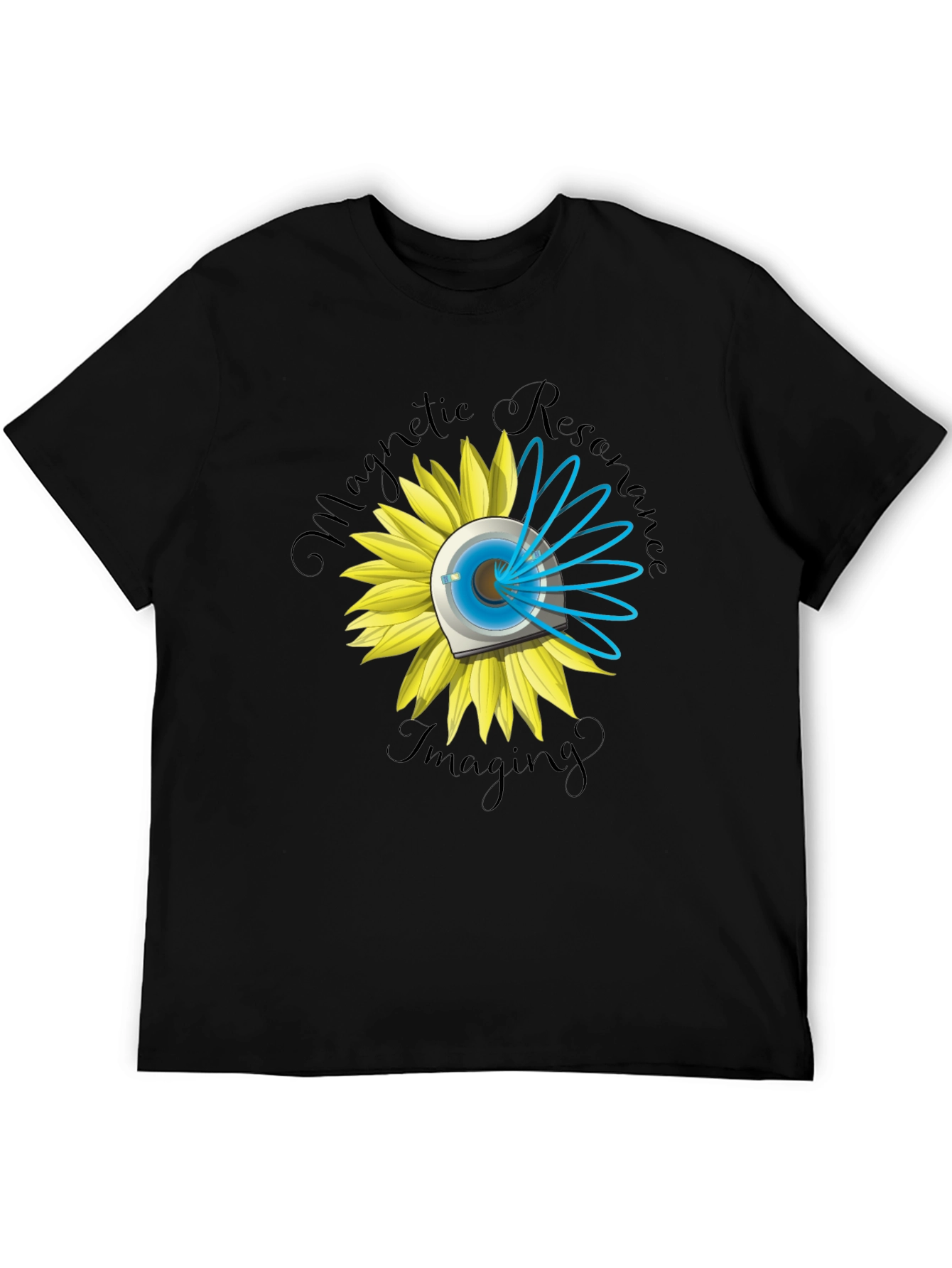 Magnetic Resonance Imaging Sunflower T-Shirt