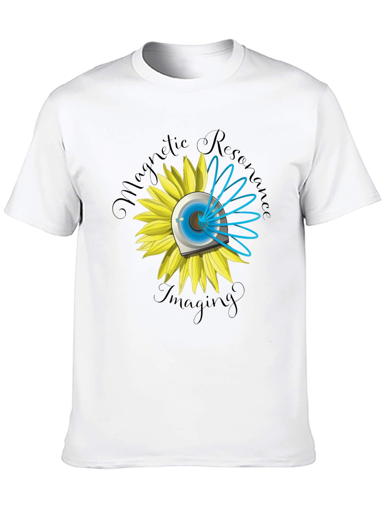 Magnetic Resonance Imaging Sunflower T-Shirt