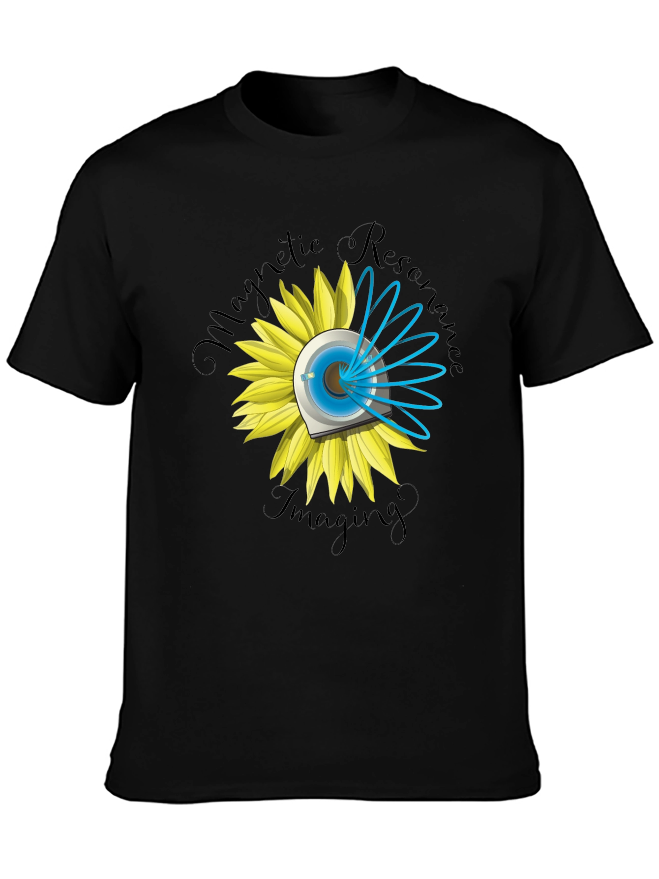 Magnetic Resonance Imaging Sunflower T-Shirt
