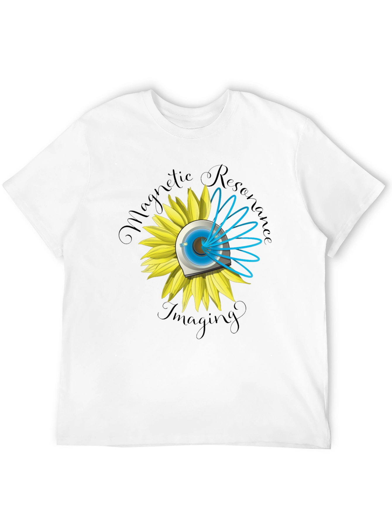 Magnetic Resonance Imaging Sunflower T-Shirt