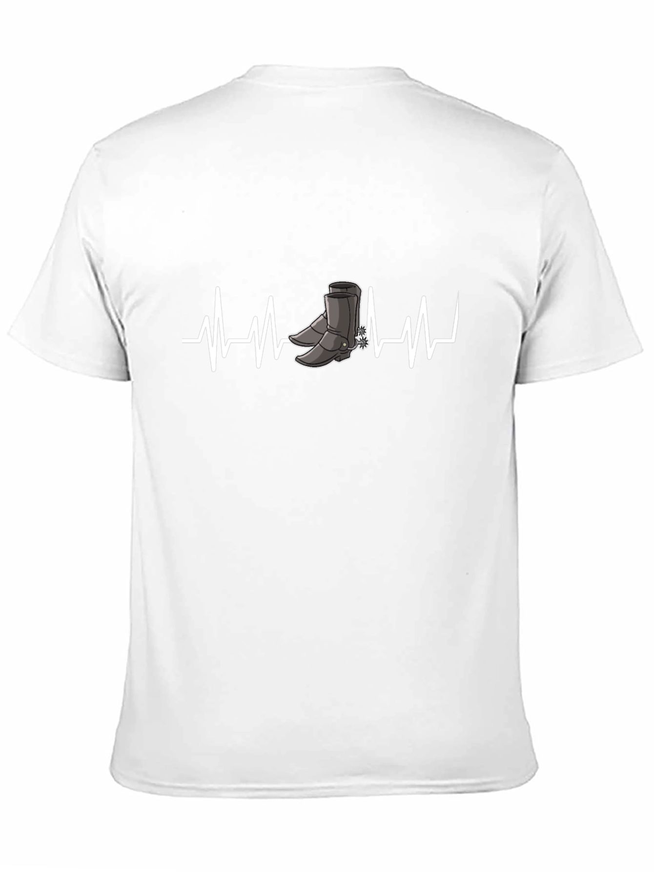 Cowboy Boots Heartbeat Graphic Tee