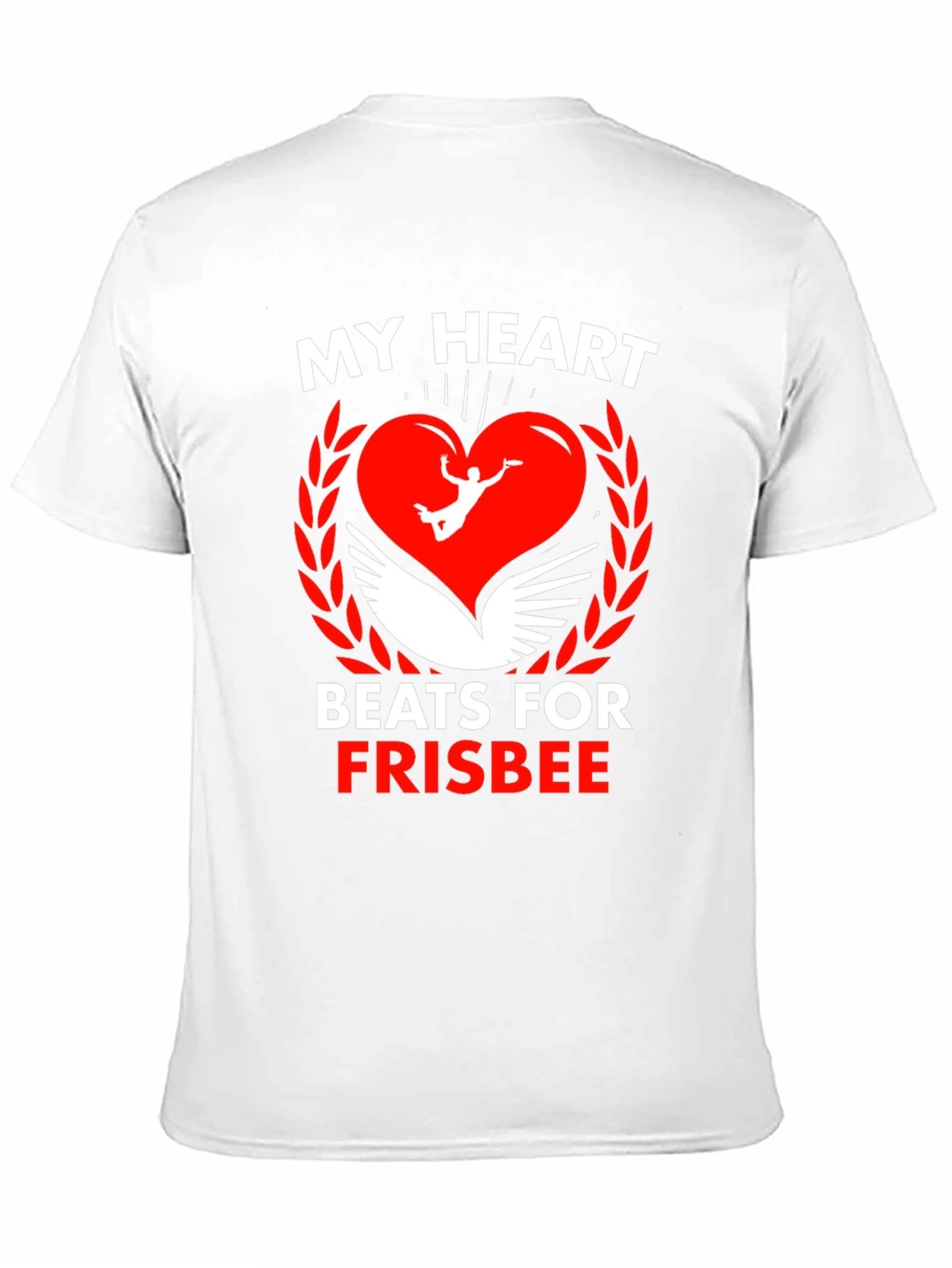Frisbee Heartbeat Graphic Tee
