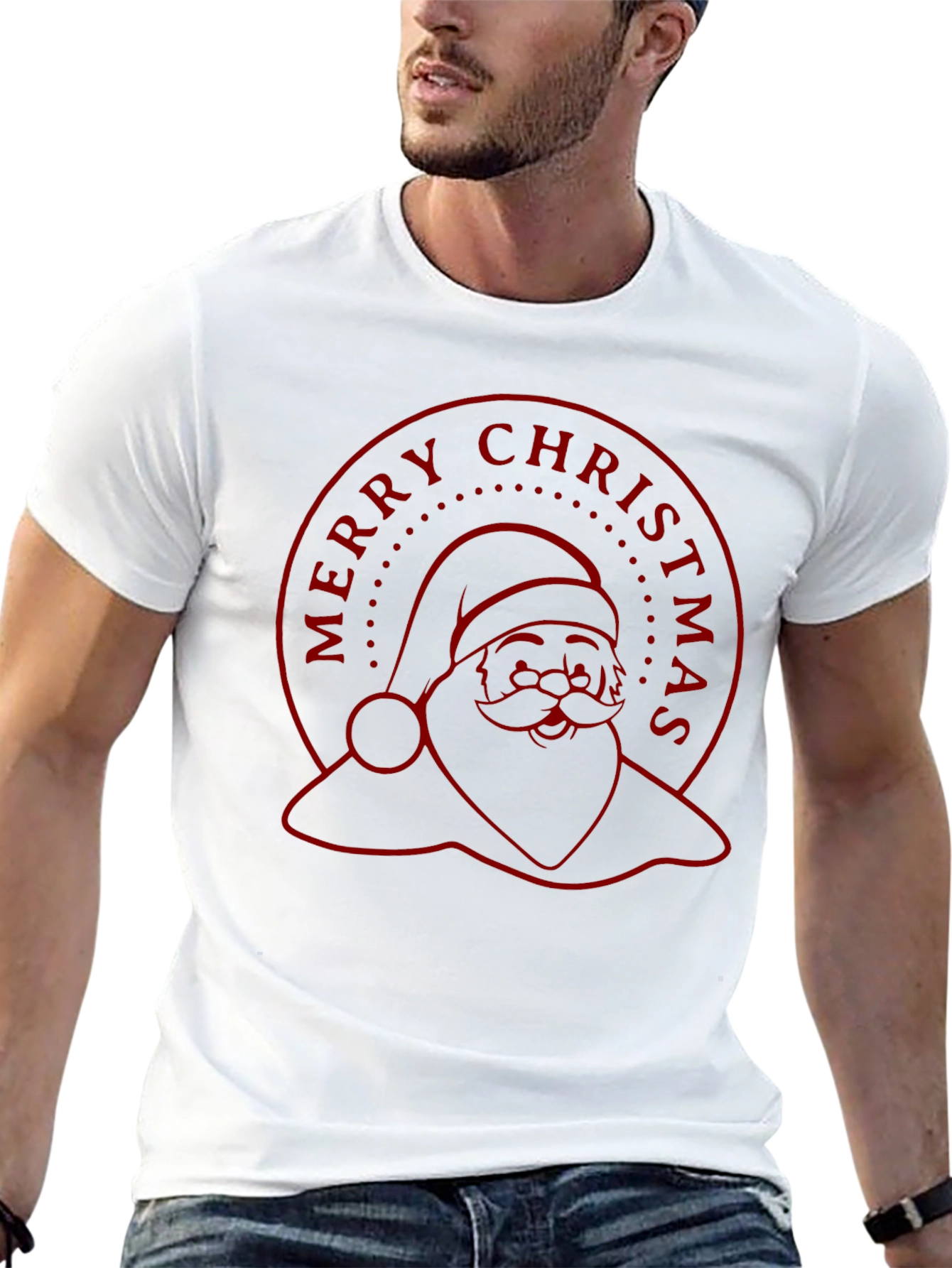 Merry Christmas Santa Graphic Tee