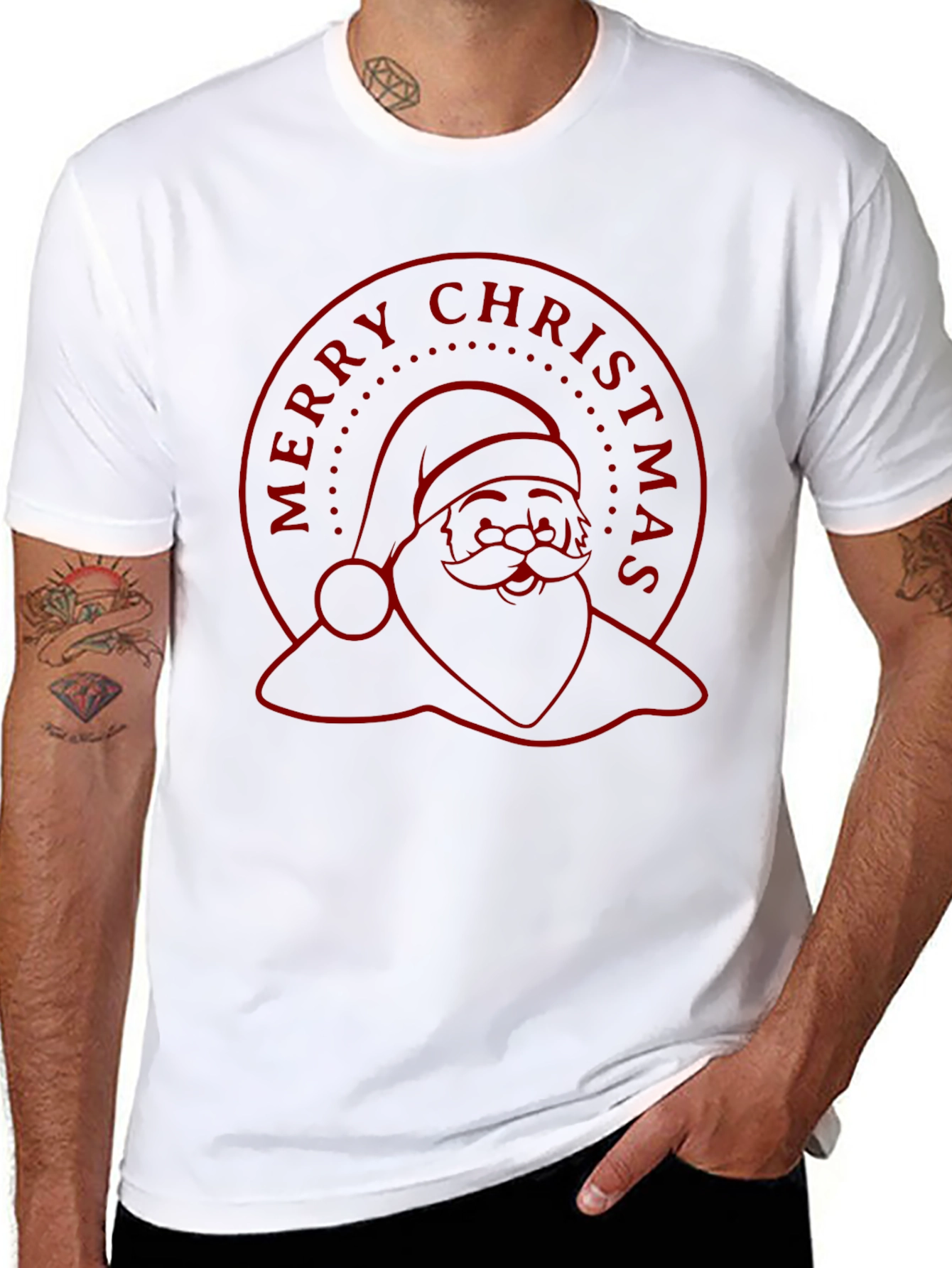 Merry Christmas Santa Graphic Tee