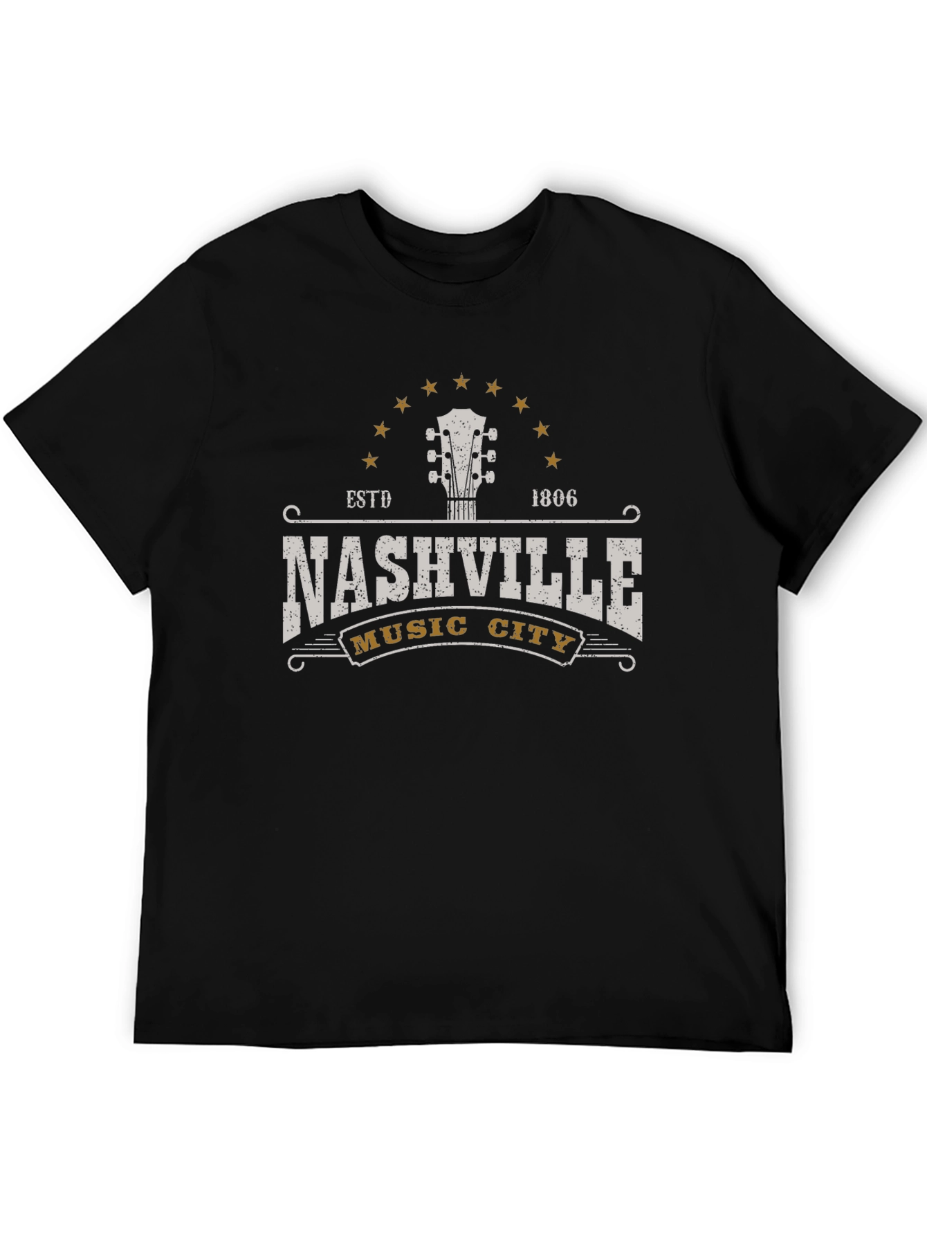 Nashville Music City Graphic T-Shirt