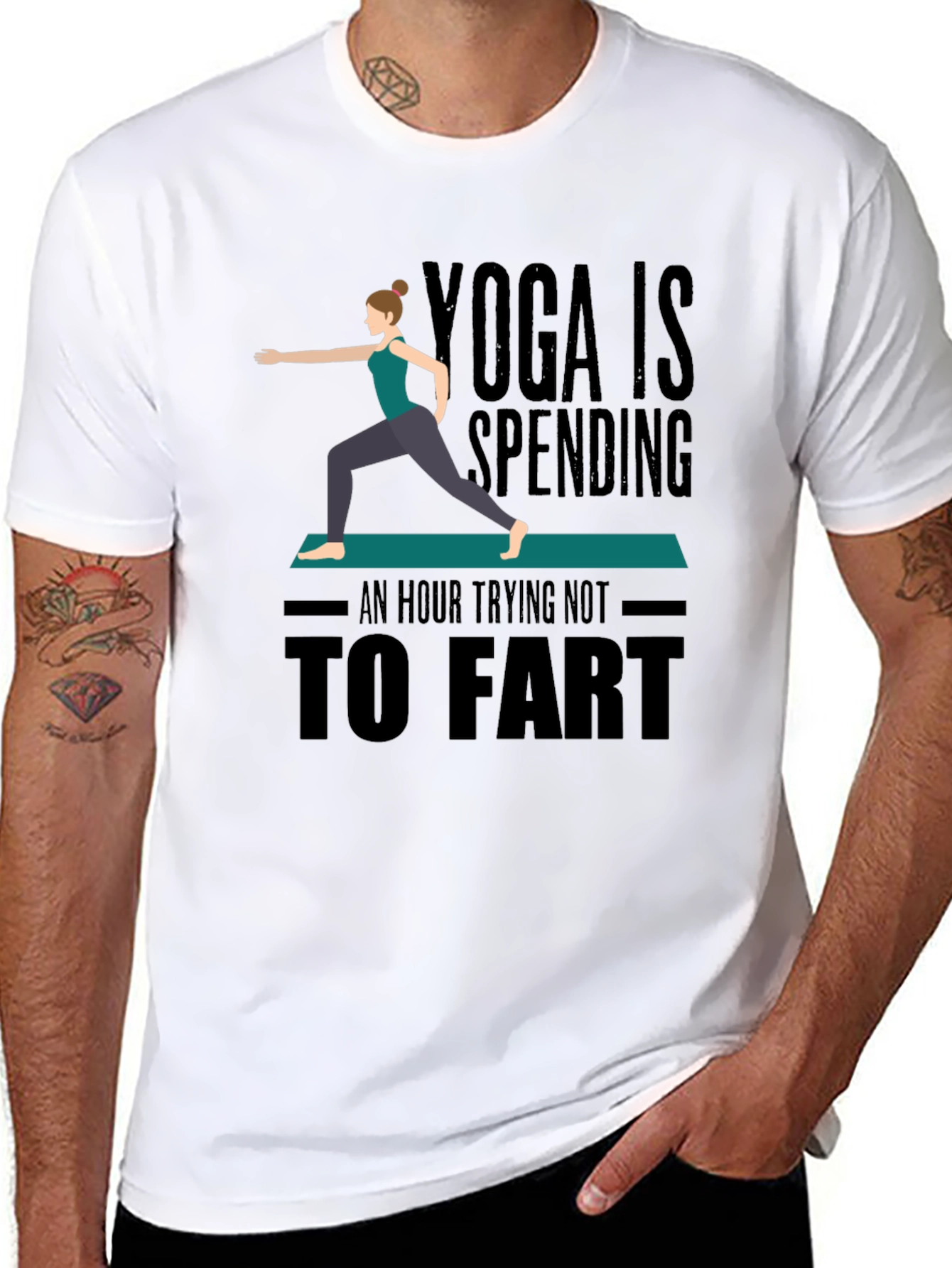 Yoga Is Spending An Hour Not To Fart T-Shirt