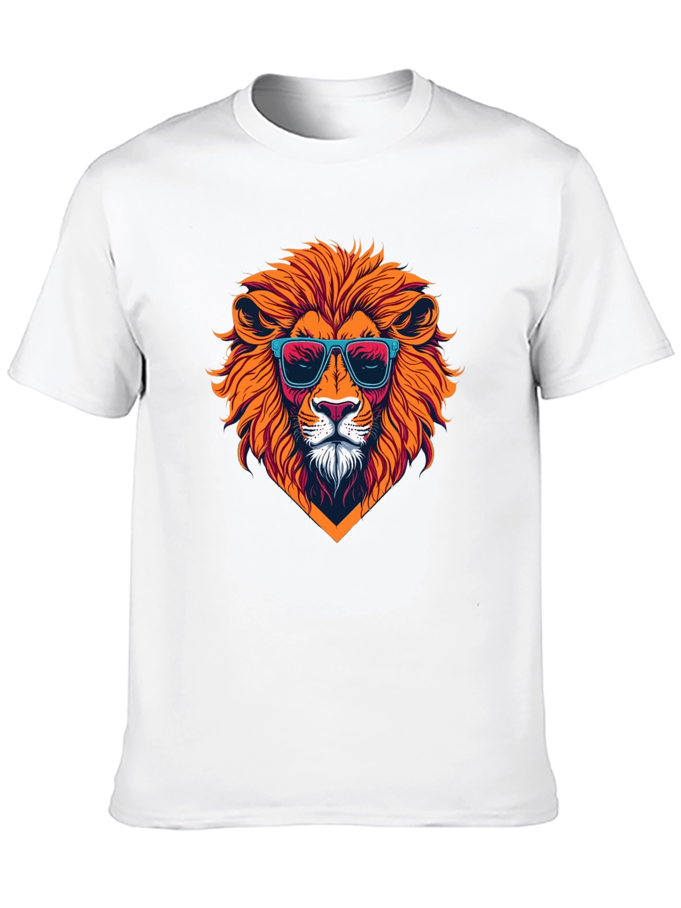 Cool Lion Graphic T-Shirt - Mens Black Tee