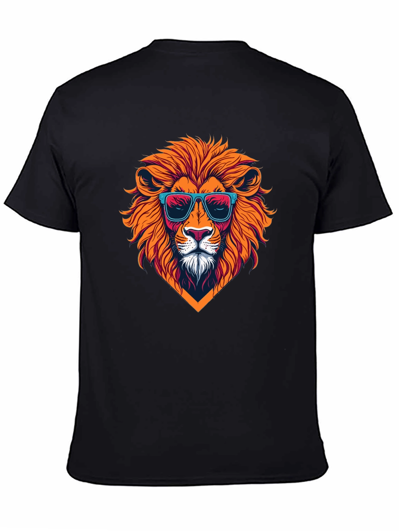 Cool Lion Graphic T-Shirt - Mens Black Tee