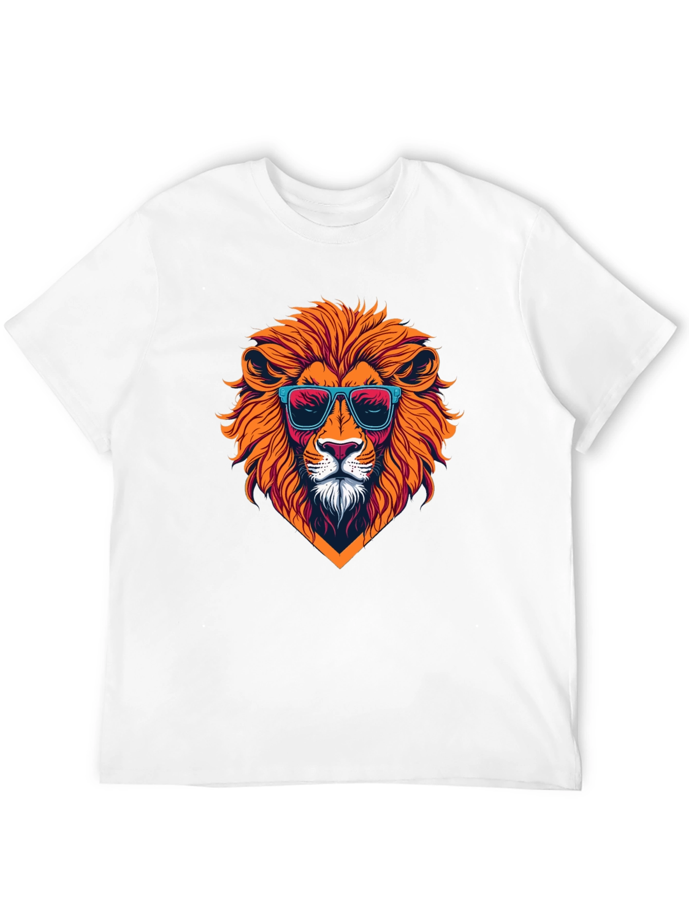 Cool Lion Graphic T-Shirt - Mens Black Tee