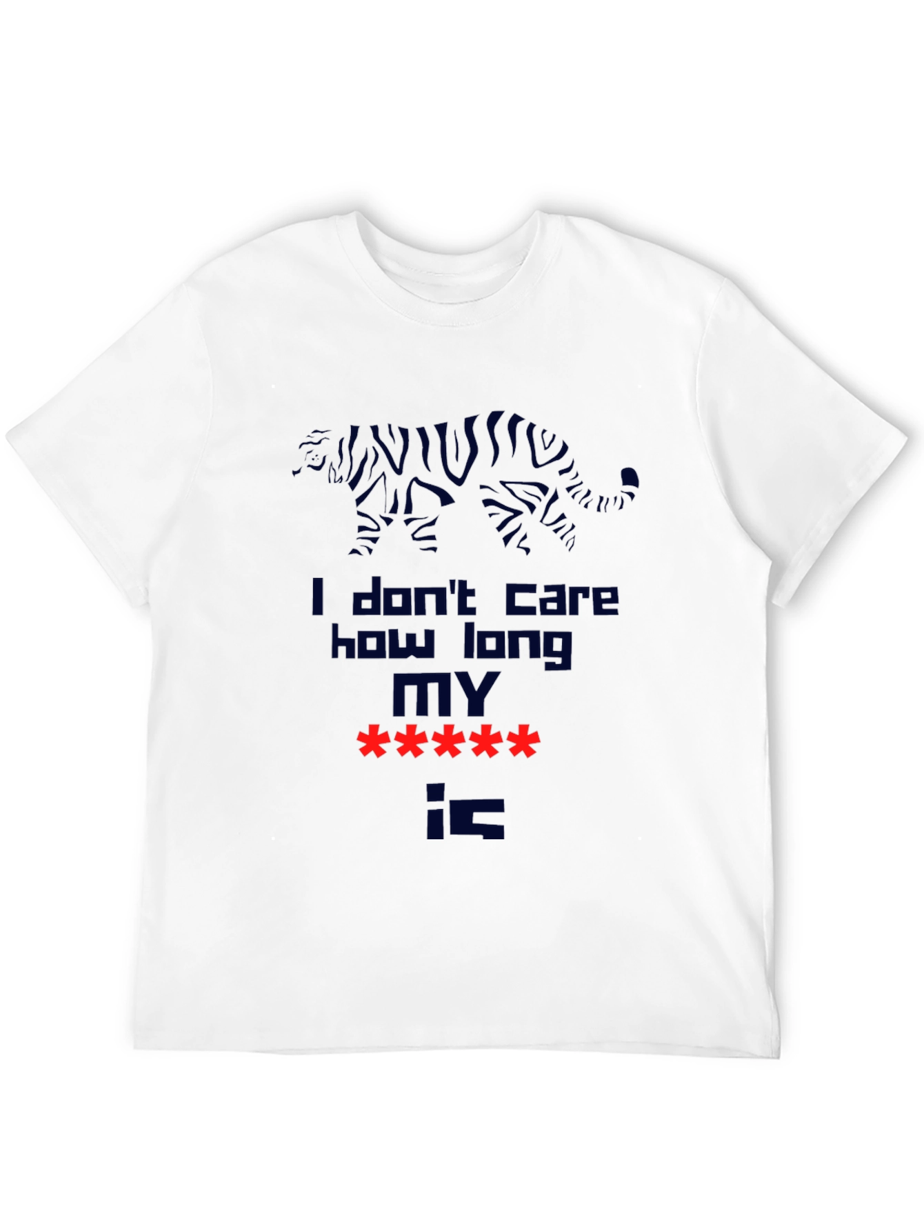 Funny Novelty I Dont Care T-Shirt